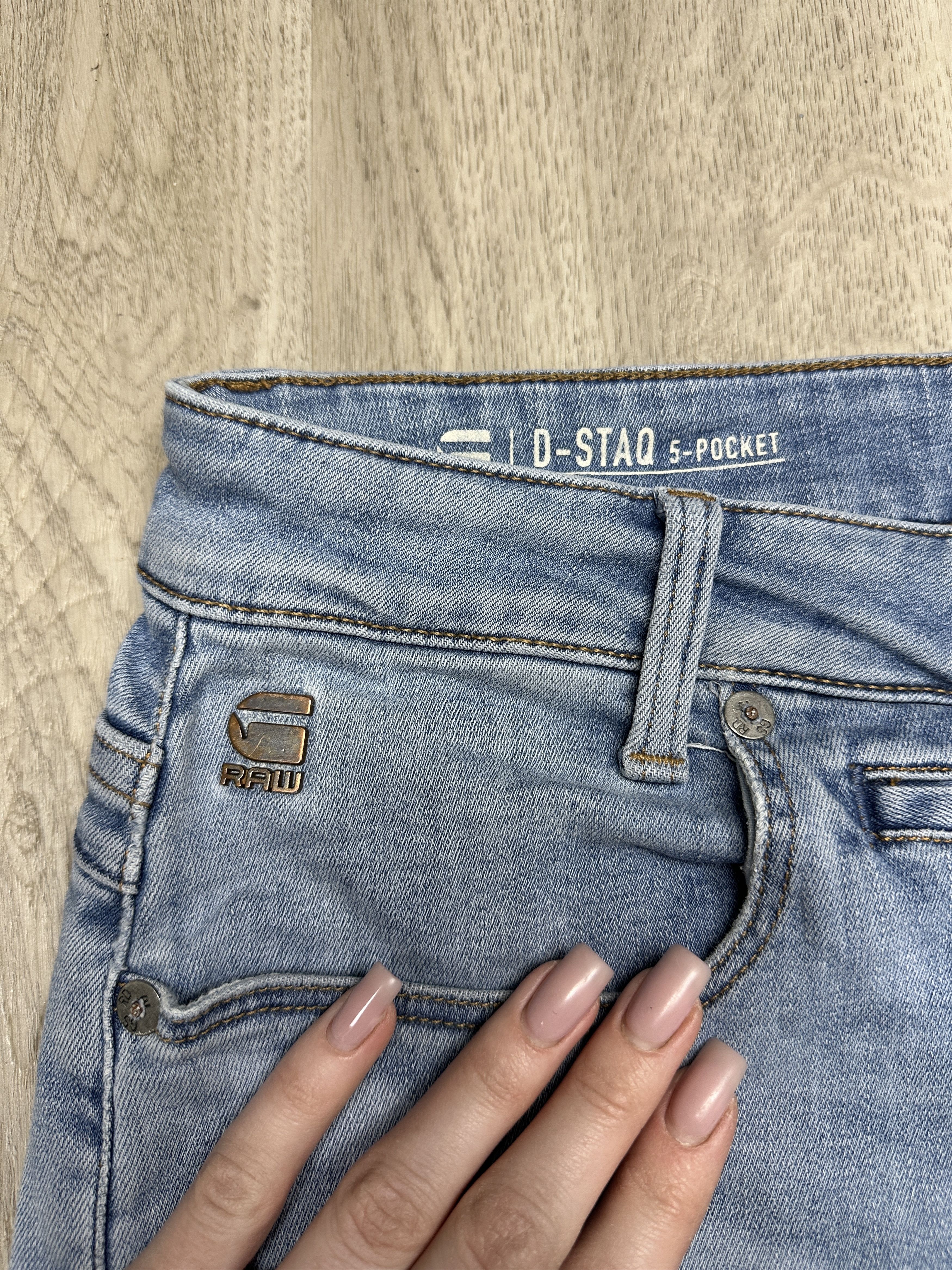G-Star G Star Raw Vintage Mens D-Staq Slim Denim Pants Jeans Size US 33 - 3 Thumbnail