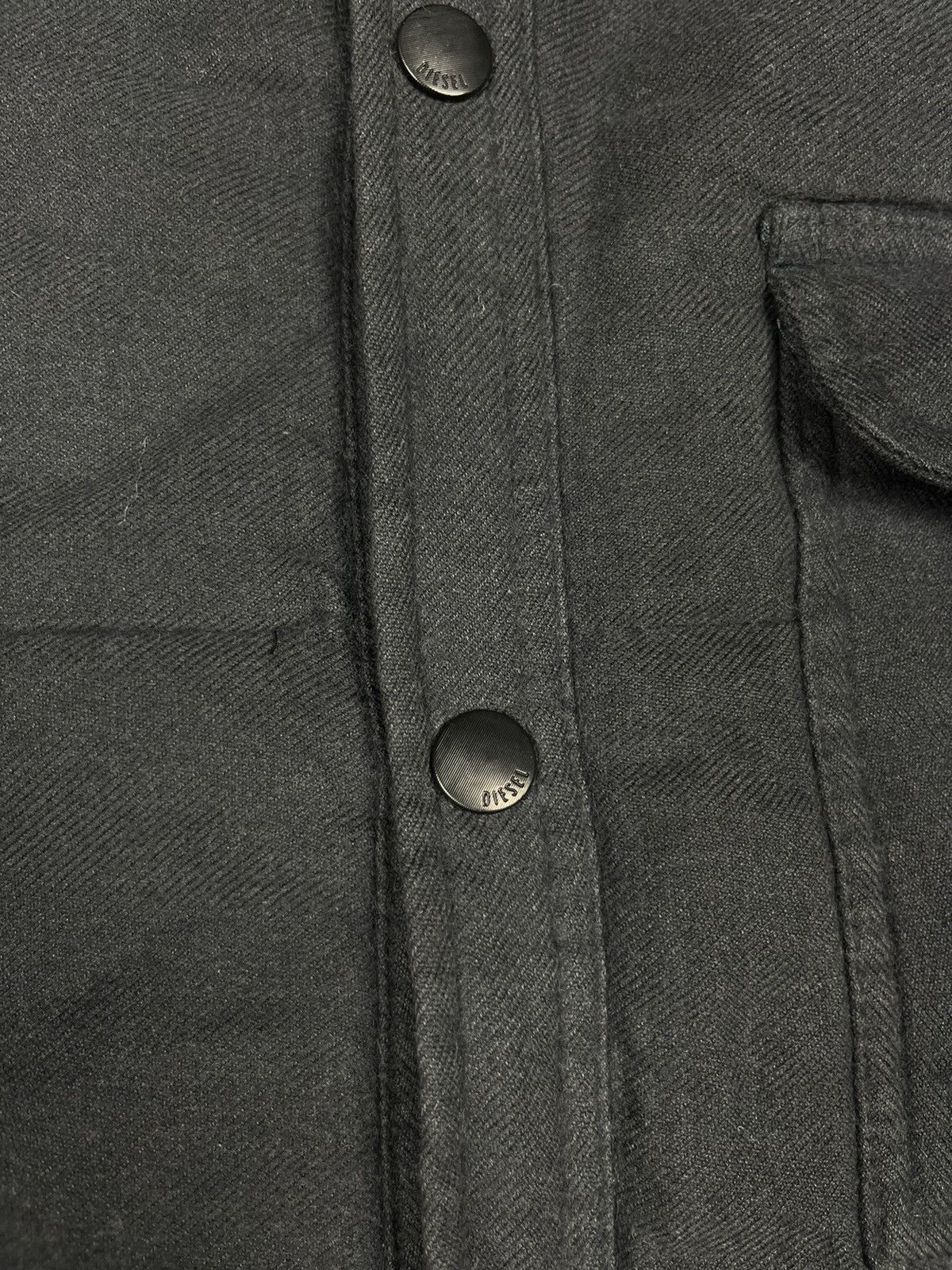 Diesel Vintage Diesel Grey Overshirt Jacket Size XXL Size US XXL / EU 58 / 5 - 3 Thumbnail