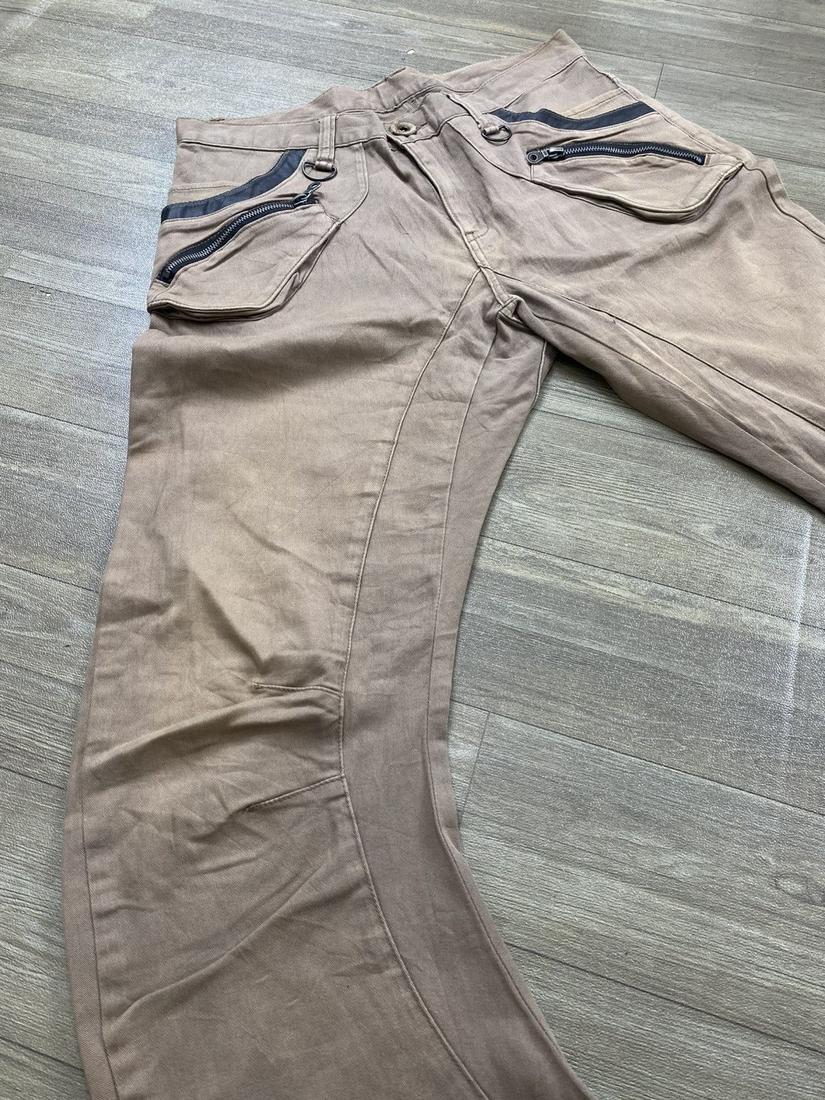 PPFM Vintage PPFM J Cut Off Distressed Punk Lgb Faded Pants Y2K Size US 32 / EU 48 - 2 Thumbnail