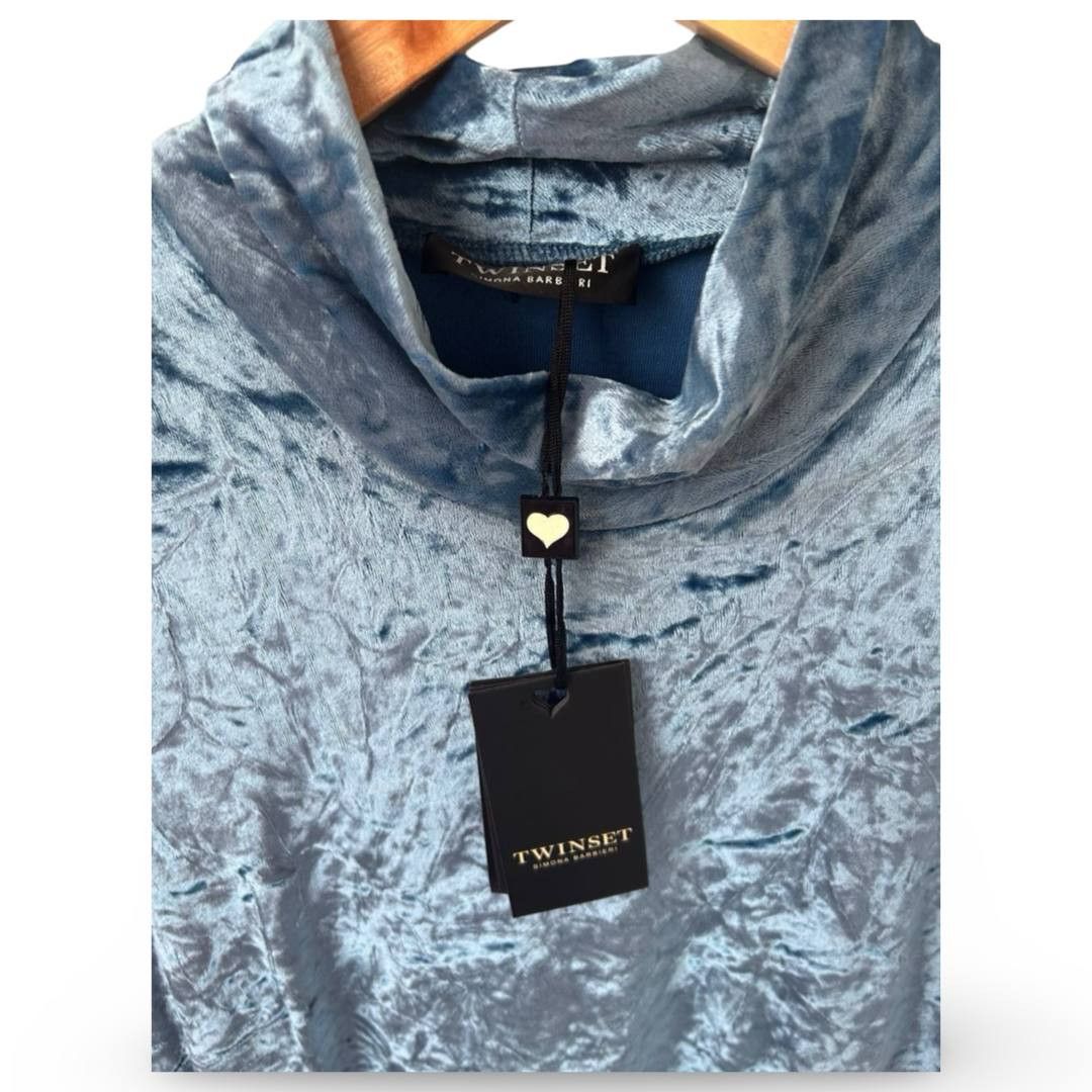 TWINSET TWINSET velour dress #108 Size L / US 10 / IT 46 - 2 Thumbnail
