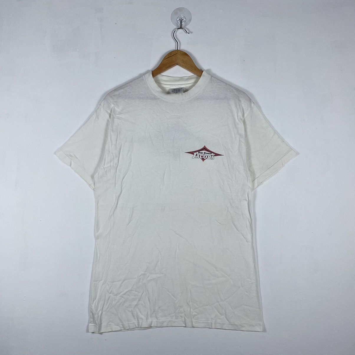 Vintage VINTAGE 90's JACOBS SURF BOARDS PURE BEACH SURFING TEE Size US M / EU 48-50 / 2 - 5 Thumbnail