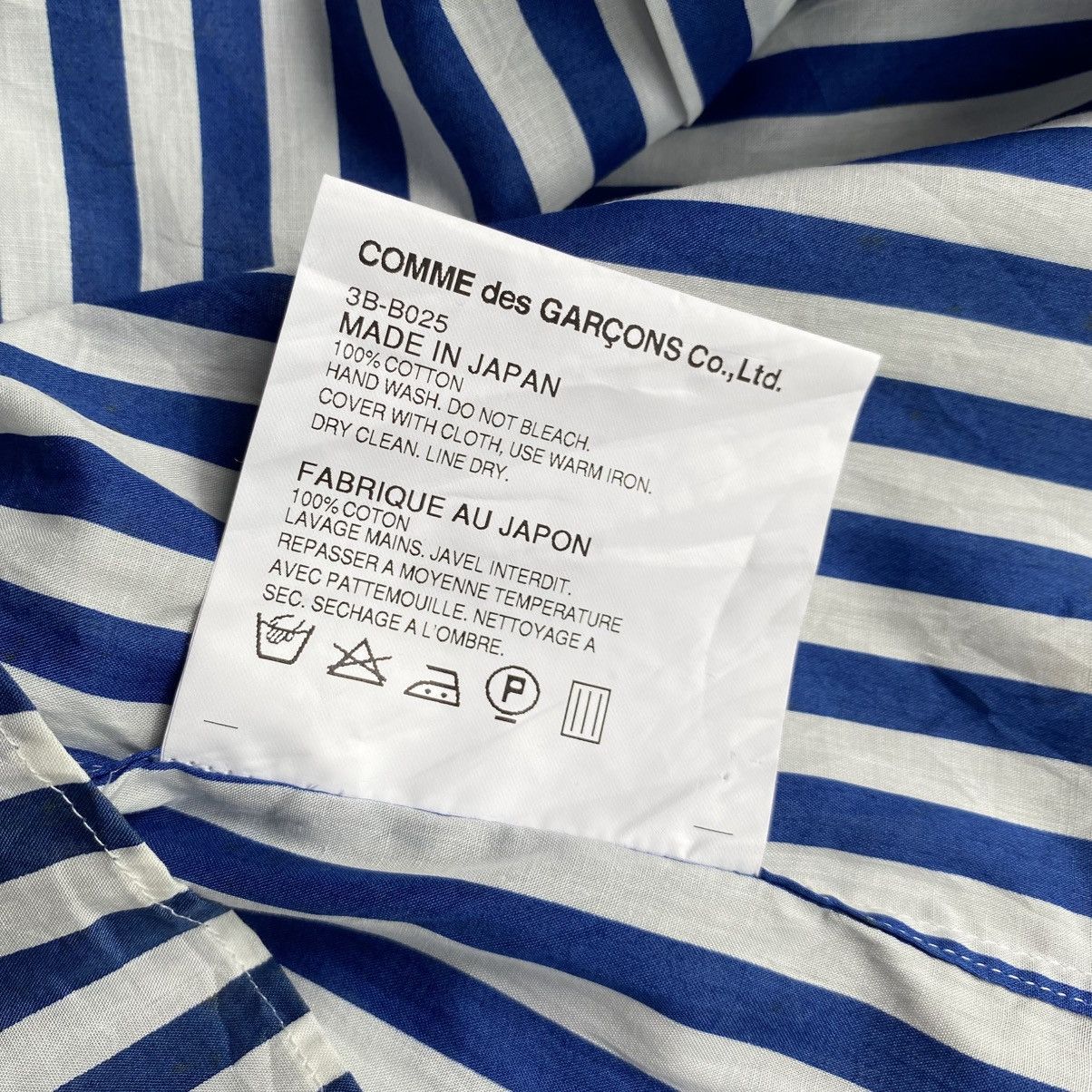 Comme des Garcons COMME des GARCONS TAO Blue & White Stripe Shirt Size S / US 4 / IT 40 - 11 Thumbnail
