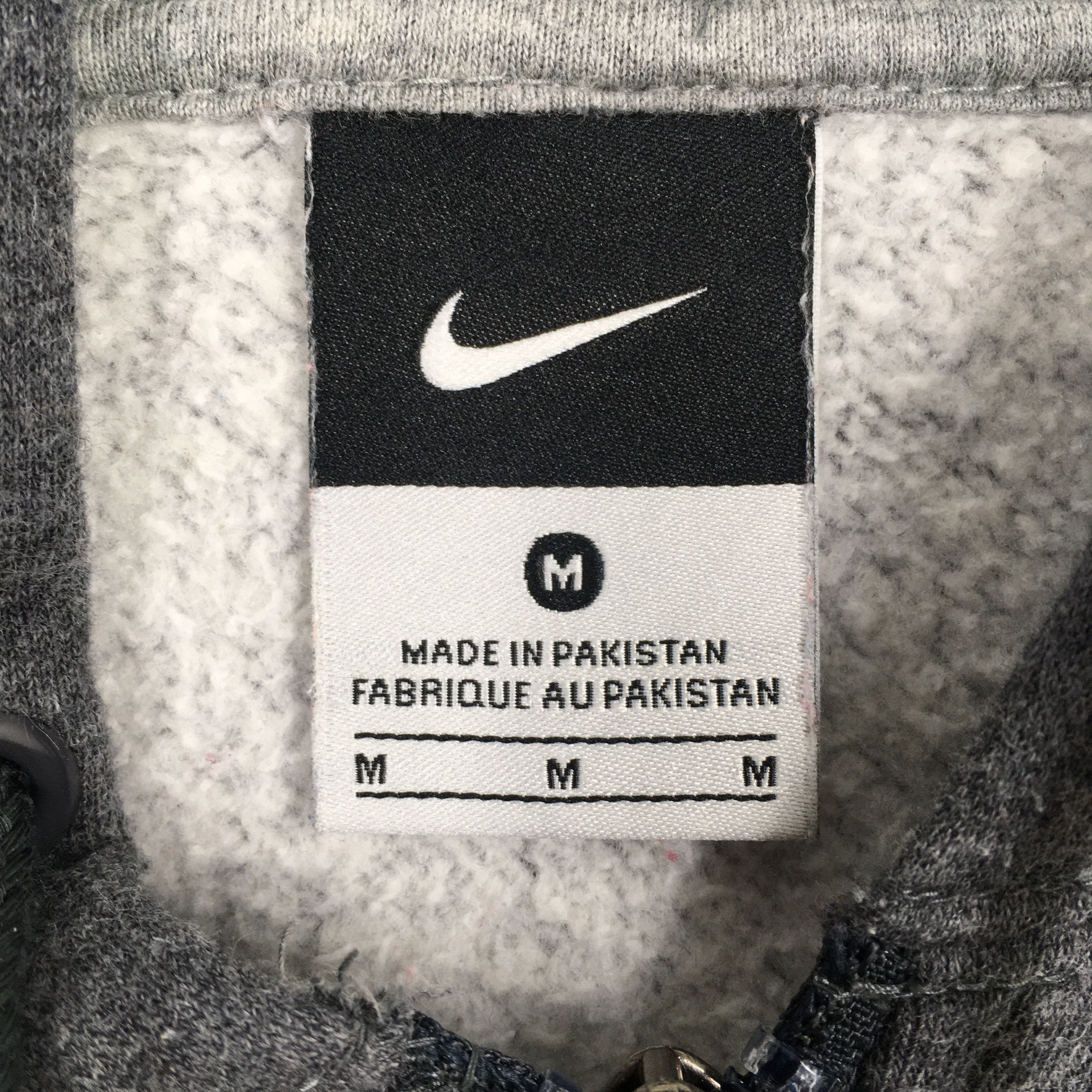 Nike × Nike ACG × Vintage Vintage Y2K Nike Swoosh Gray Zipper Hoodies Medium Size US M / EU 48-50 / 2 - 4 Thumbnail