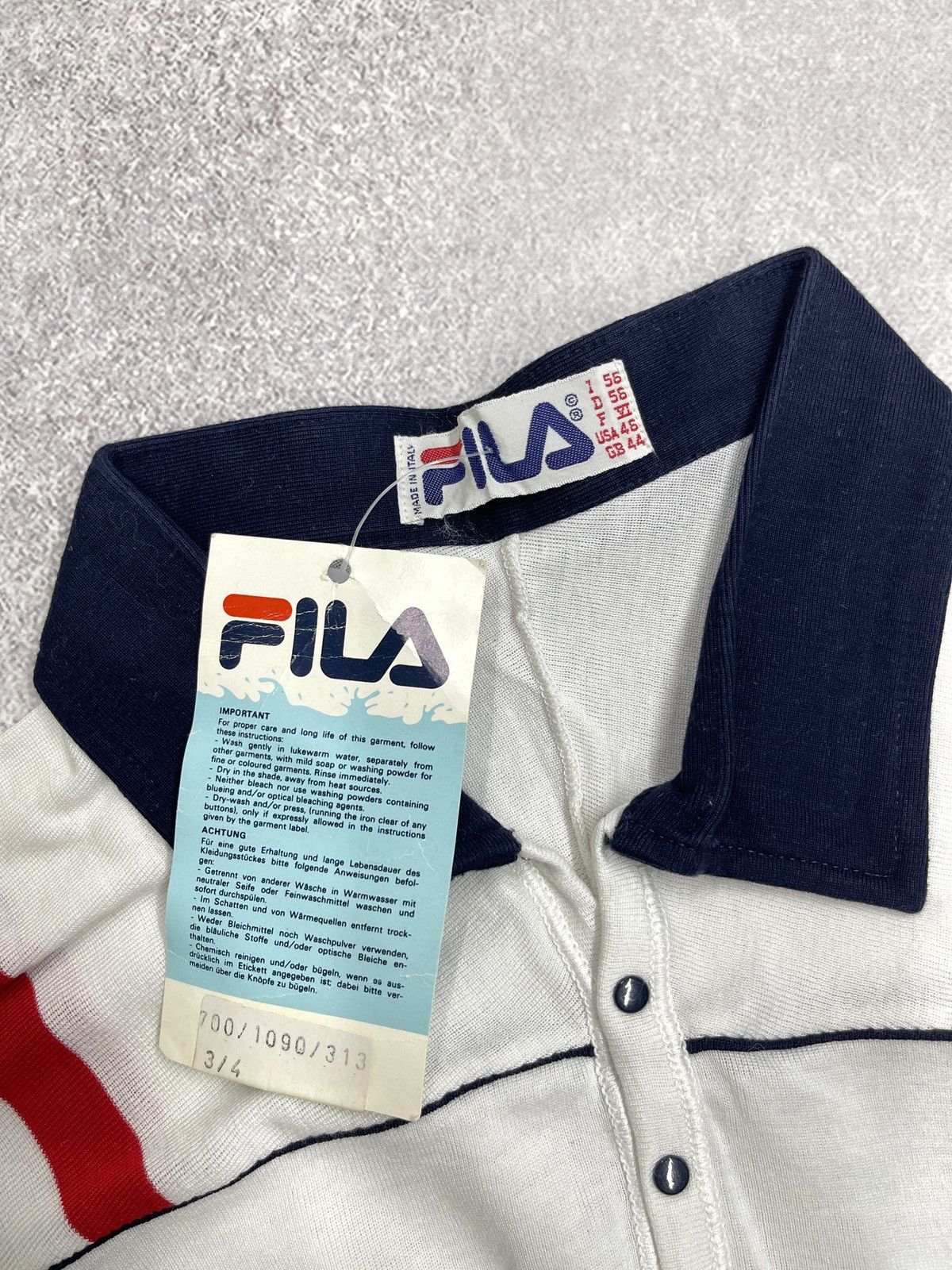 Bjorn Borg Rare Vintage 70s New Fila Bjorn Borg BJ Tennis Polo Italy Size US S / EU 44-46 / 1 - 7 Thumbnail