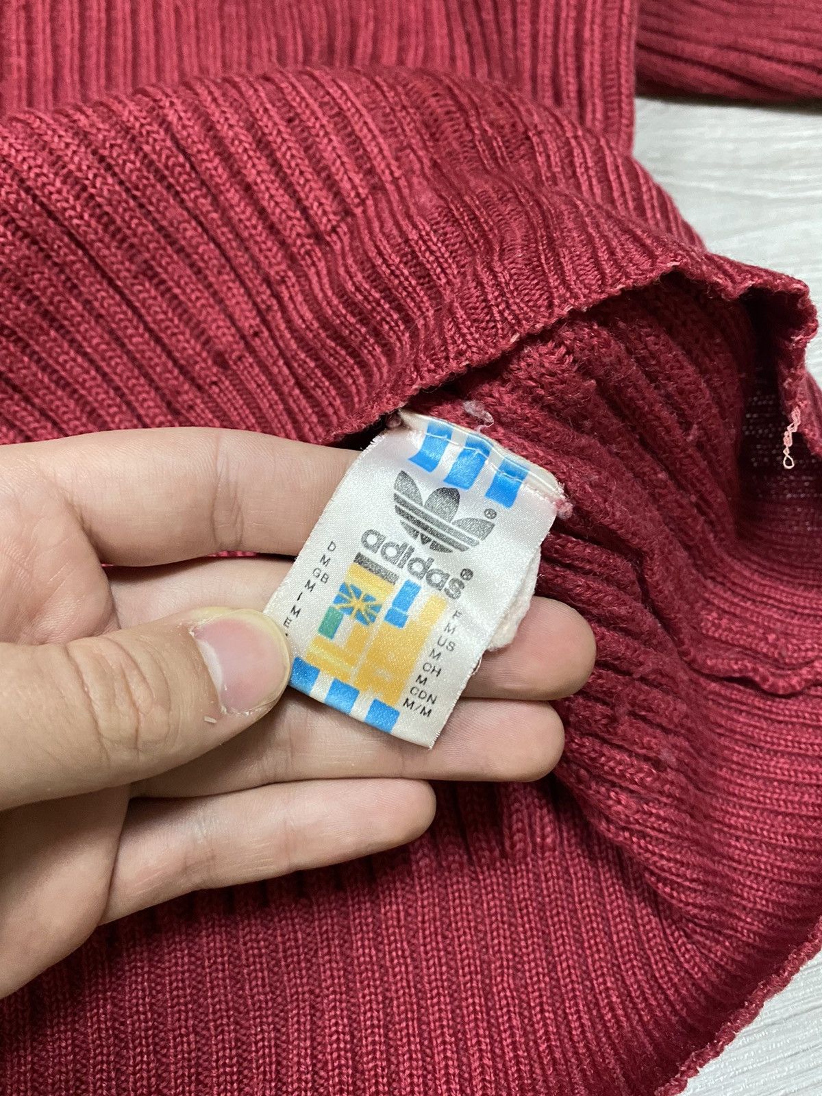 Vintage Adidas Sapporo Olympic vintage wool turtle neck sweater Size US M / EU 48-50 / 2 - 8 Thumbnail