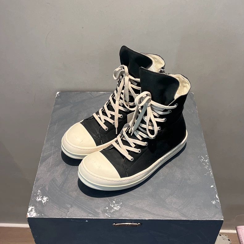 Rick Owens Rick Owens Secondary Line High Top Nylon Material Converse Size US 10.5 / IT 40.5 - 3 Thumbnail