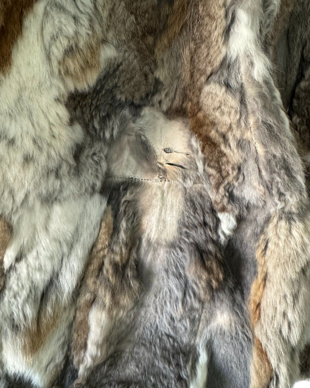 Roberto Cavalli F/W 2003 Runway Rabbit Fur Army Coat Size US S / EU 44-46 / 1 - 7 Thumbnail