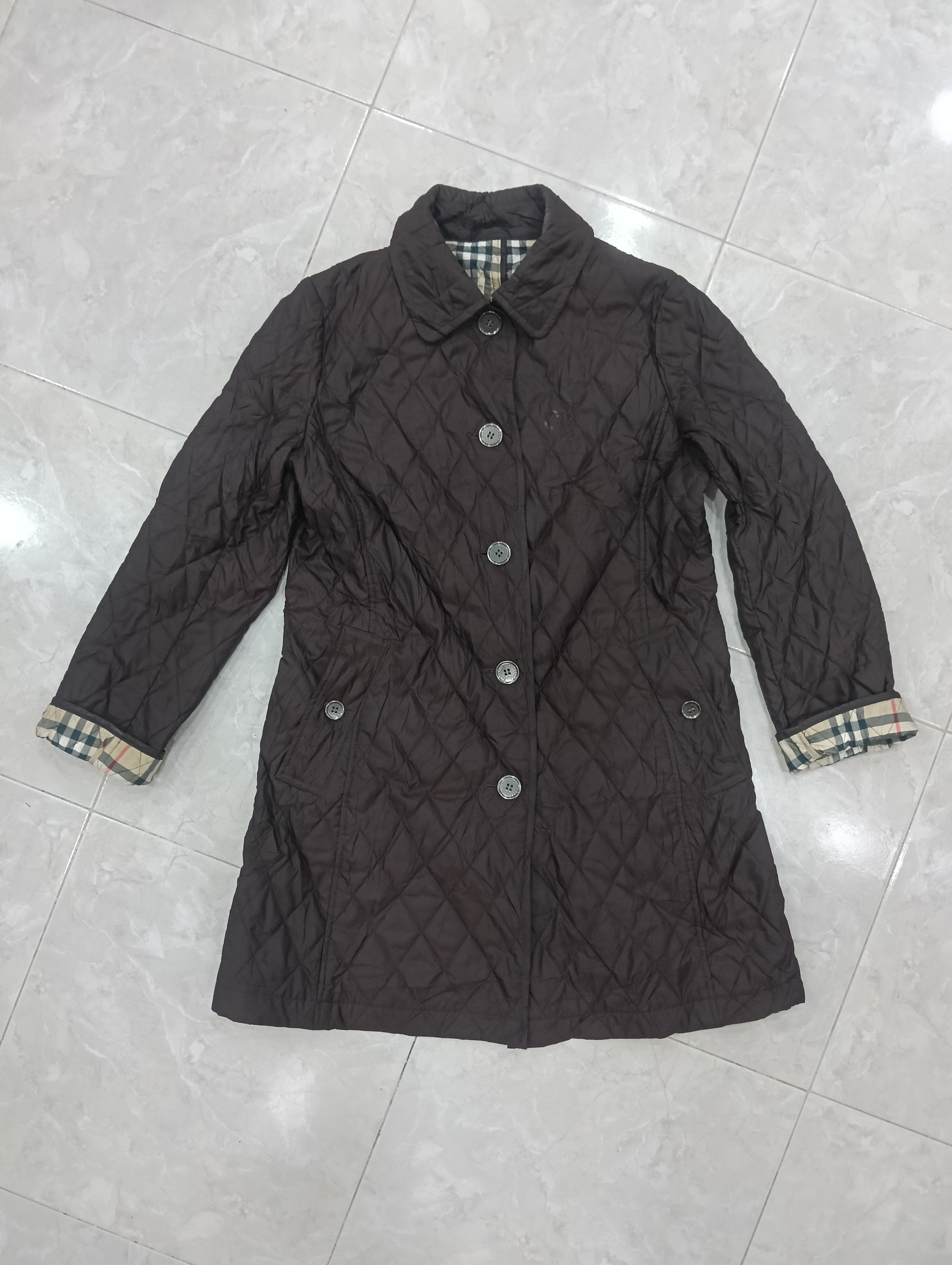 Burberry Burberry Quilted Long Jacket Size M / US 6-8 / IT 42-44 - 1 Thumbnail