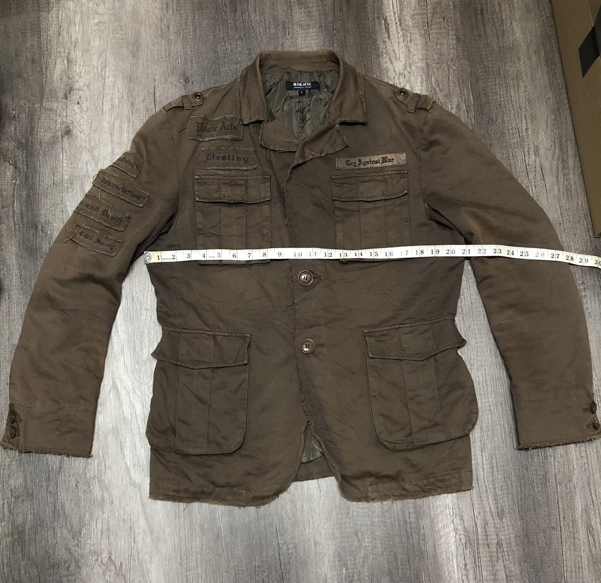 In The Attic × Vintage In The Attic Punk Jacket Japanese Brand Size 40L - 3 Thumbnail