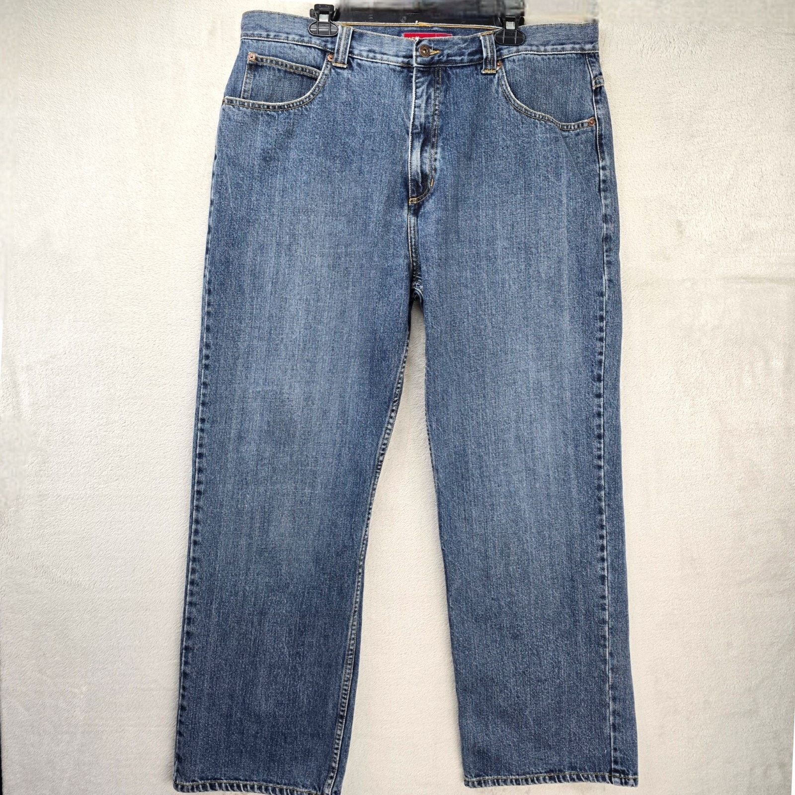 Anchor Blue Vintage Anchor Blue Jeans Mens 38x30 Blue Baggy Wide Leg Y2K Size US 38 / EU 54 - 1 Thumbnail