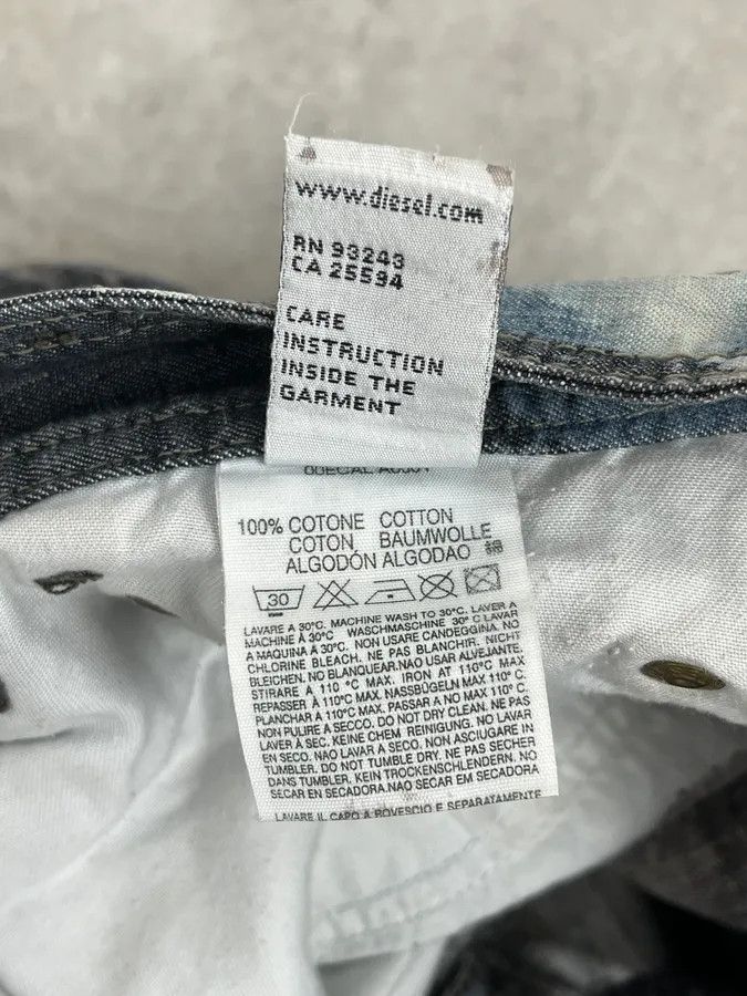 Diesel 2000s Diesel Contemporary Full Splash Painted Effect Pants Size US 32 / EU 48 - 11 Thumbnail