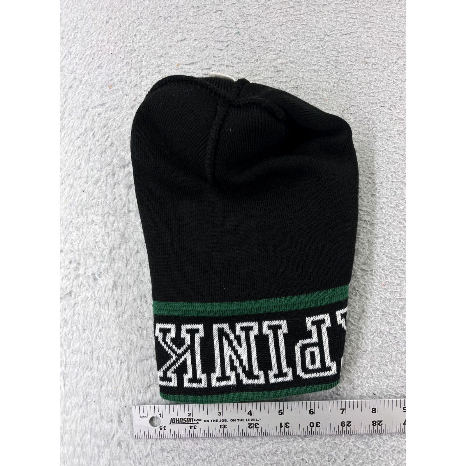 Victoria's Secret Victoria's Secret Beanie Hat Adult One Size Black Fair Isle Acrylic Pom PINK Size ONE SIZE - 5 Thumbnail