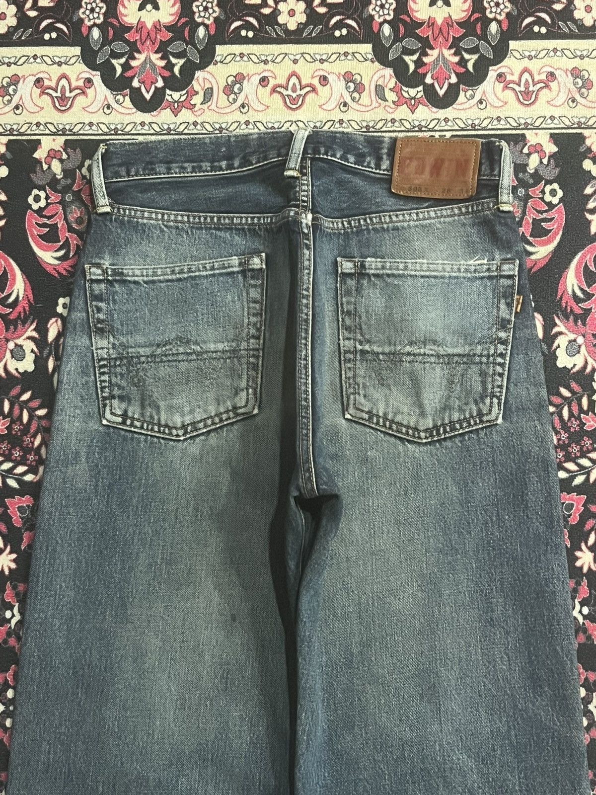 Acne Studios Vintage Edwin 505X Japan Rusty Blue Distressed Selvedge Jean Size US 28 / EU 44 - 7 Thumbnail