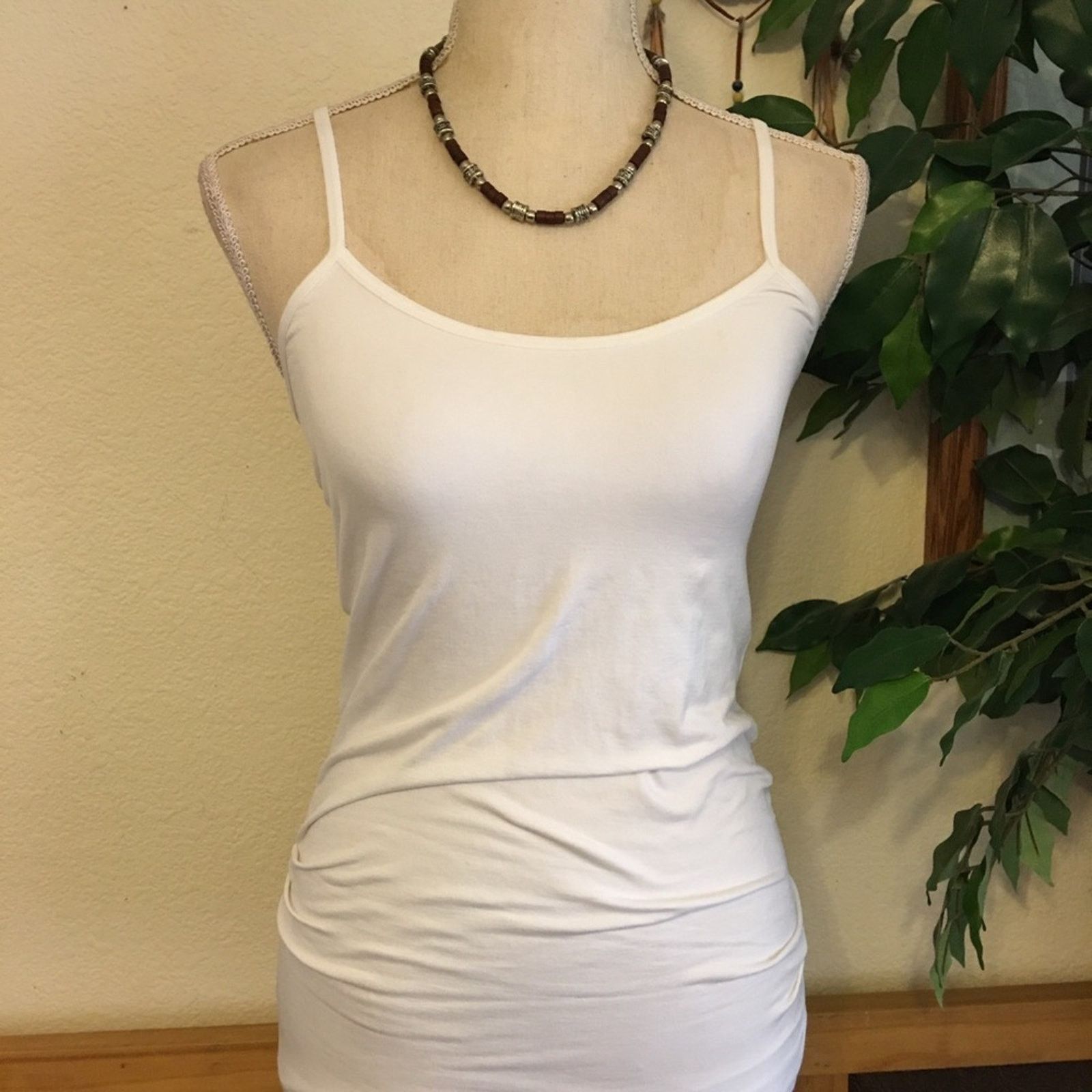 Jewelry Boho brown and silver bead choker necklace Size ONE SIZE - 4 Thumbnail