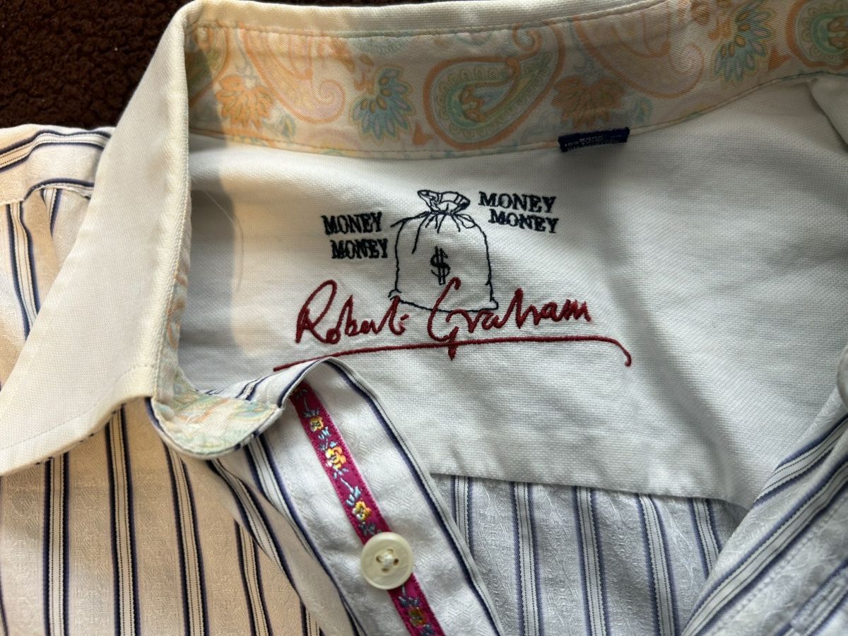 Robert Graham Money Money Button Up Size US L / EU 52-54 / 3 - 5 Thumbnail