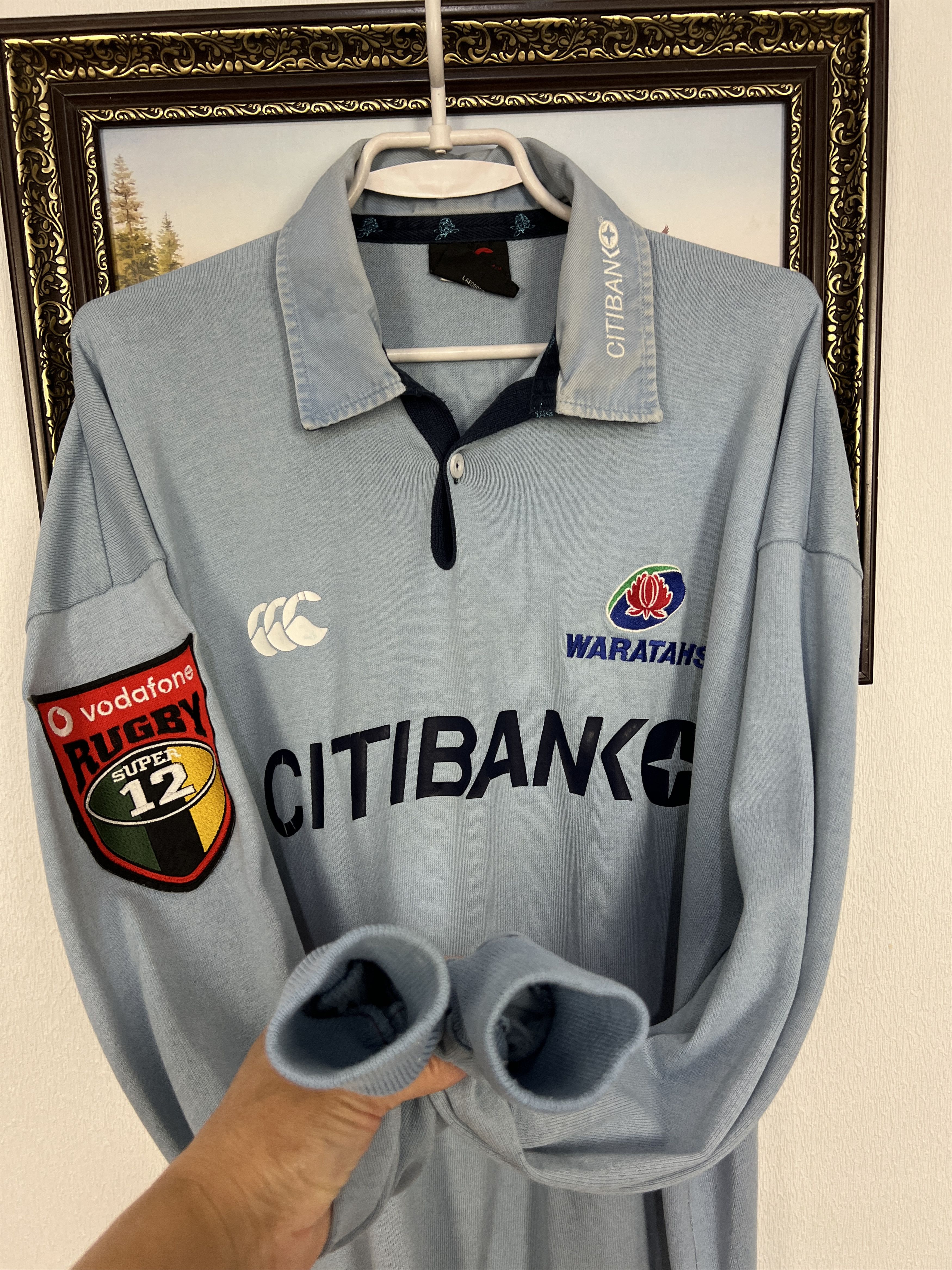 Vintage Vintage Canterbury NSW Waratahs Rugby Long Sleeve Jersey Size US XL / EU 56 / 4 - 6 Thumbnail
