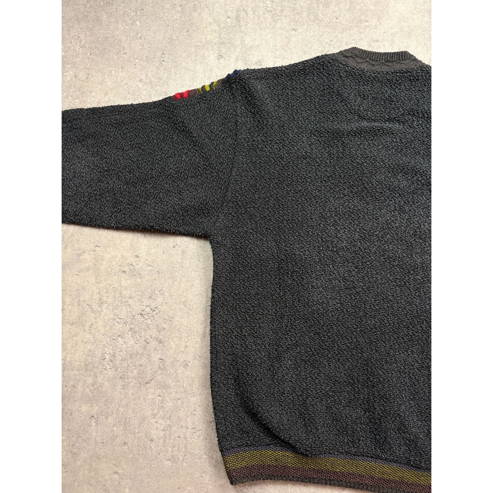 Carlo Colucci Vintage Carlo Colucci Sweater W/ Vibrant Knit Pattern & V-Ne Size US L / EU 52-54 / 3 - 8 Thumbnail