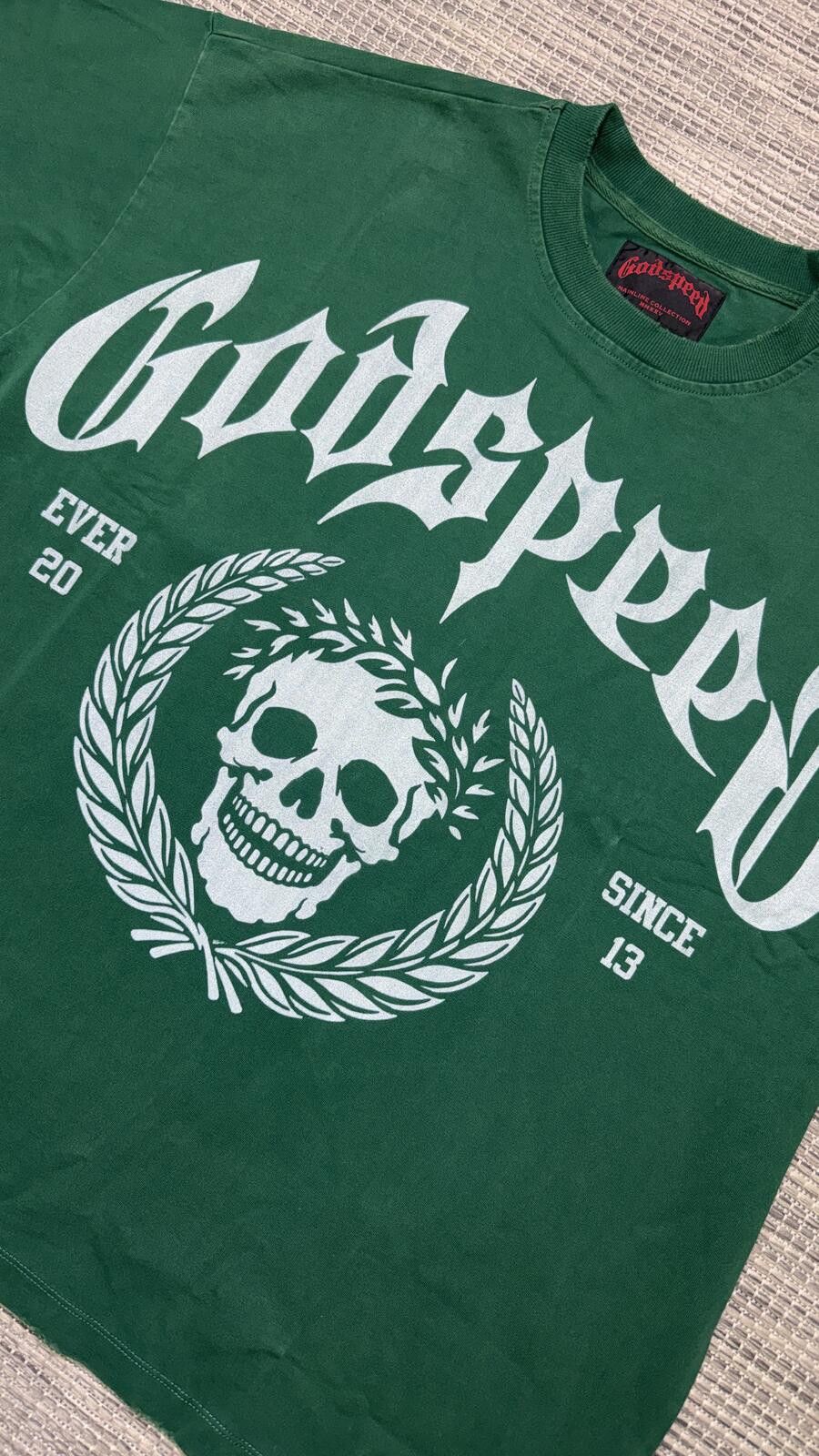 Godspeed Godspeed Green Victor Crest Tee Size US XS / EU 42 / 0 - 2 Thumbnail