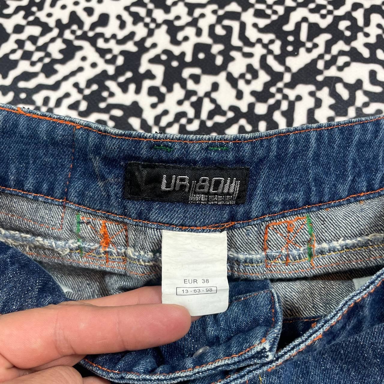 Japanese Brand Vintage Y2K Japanese Flared Denim Retro Mini Skirt 90s Size 28" / US 6 / IT 42 - 14 Thumbnail