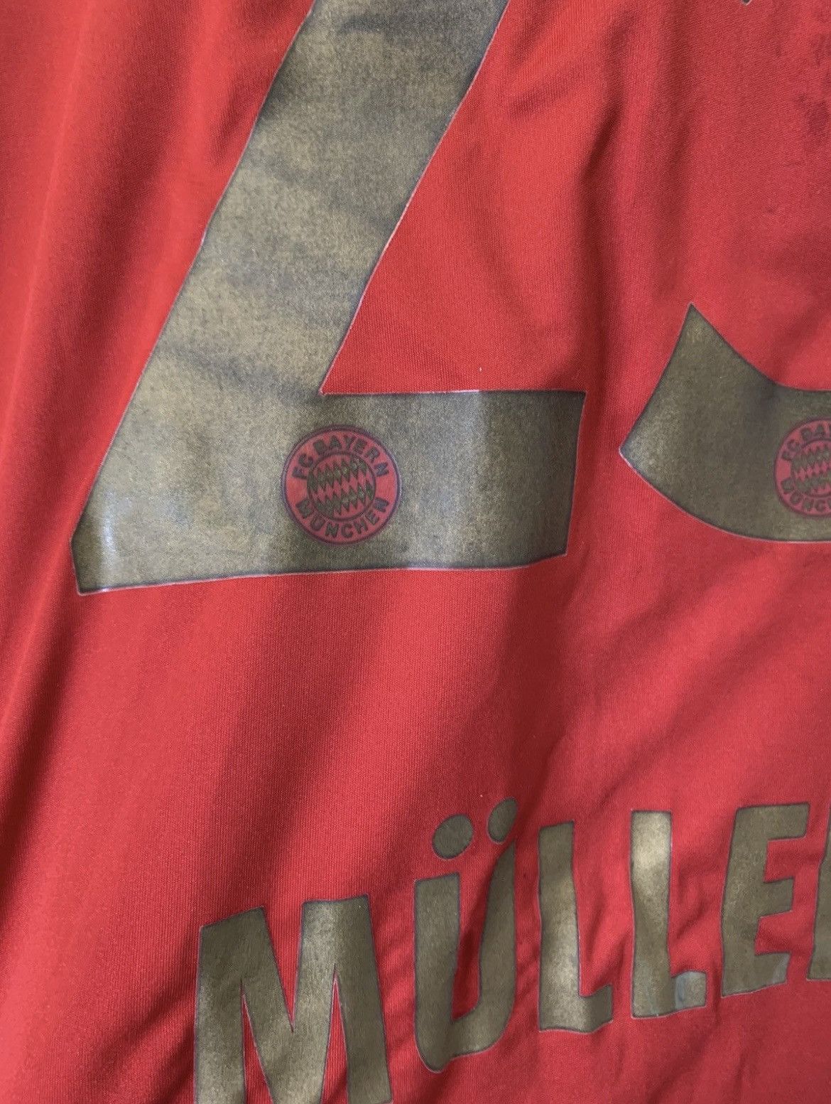 Adidas BAYERN MUNCHEN ADIDAS MULLER 2011/2012 HOME SOCCER JERSEY Size US S / EU 44-46 / 1 - 4 Thumbnail