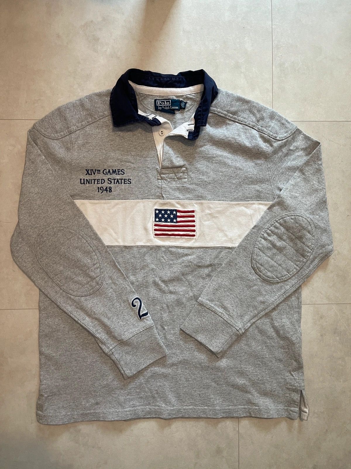 Polo Ralph Lauren Polo Ralph Lauren USA Olympic Games Pullover Hoodie vintage Size US L / EU 52-54 / 3 - 1 Thumbnail
