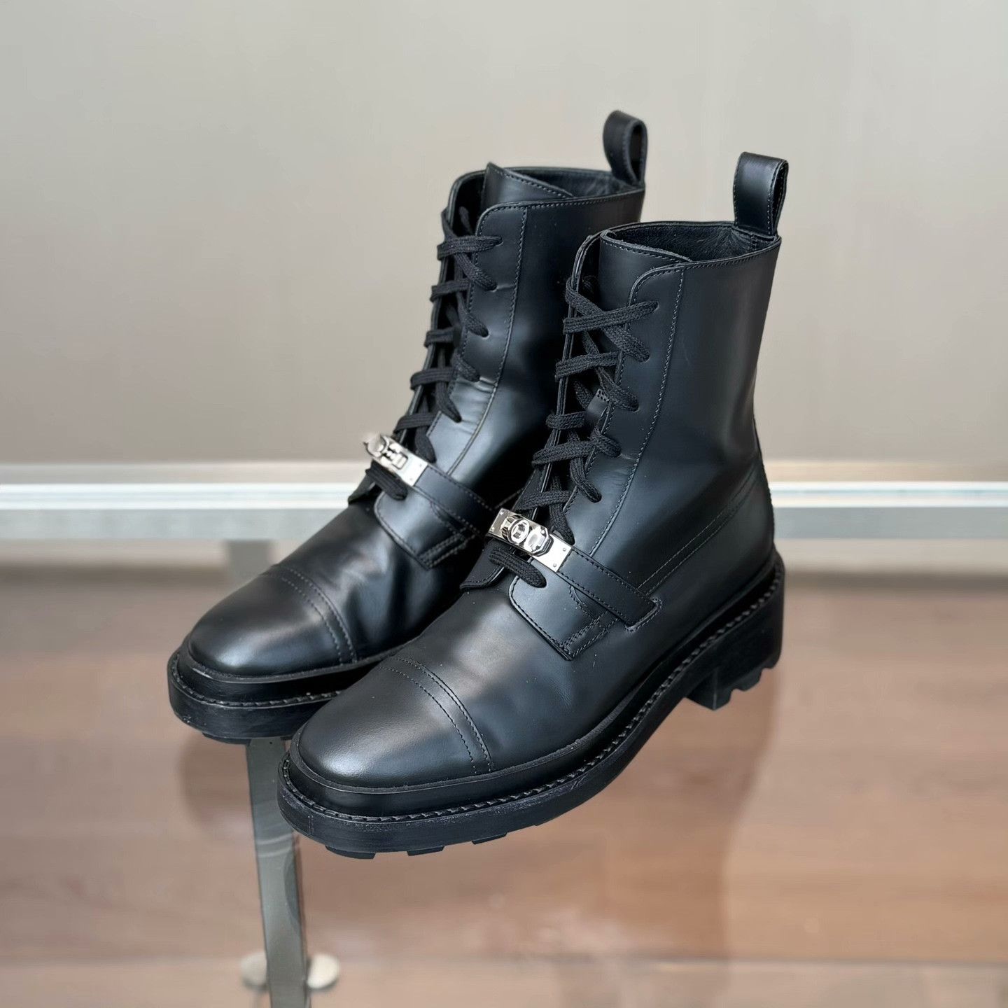 Hermes Hermes Black Boots 37 Women Size US 6.5 / IT 36.5 - 1 Thumbnail