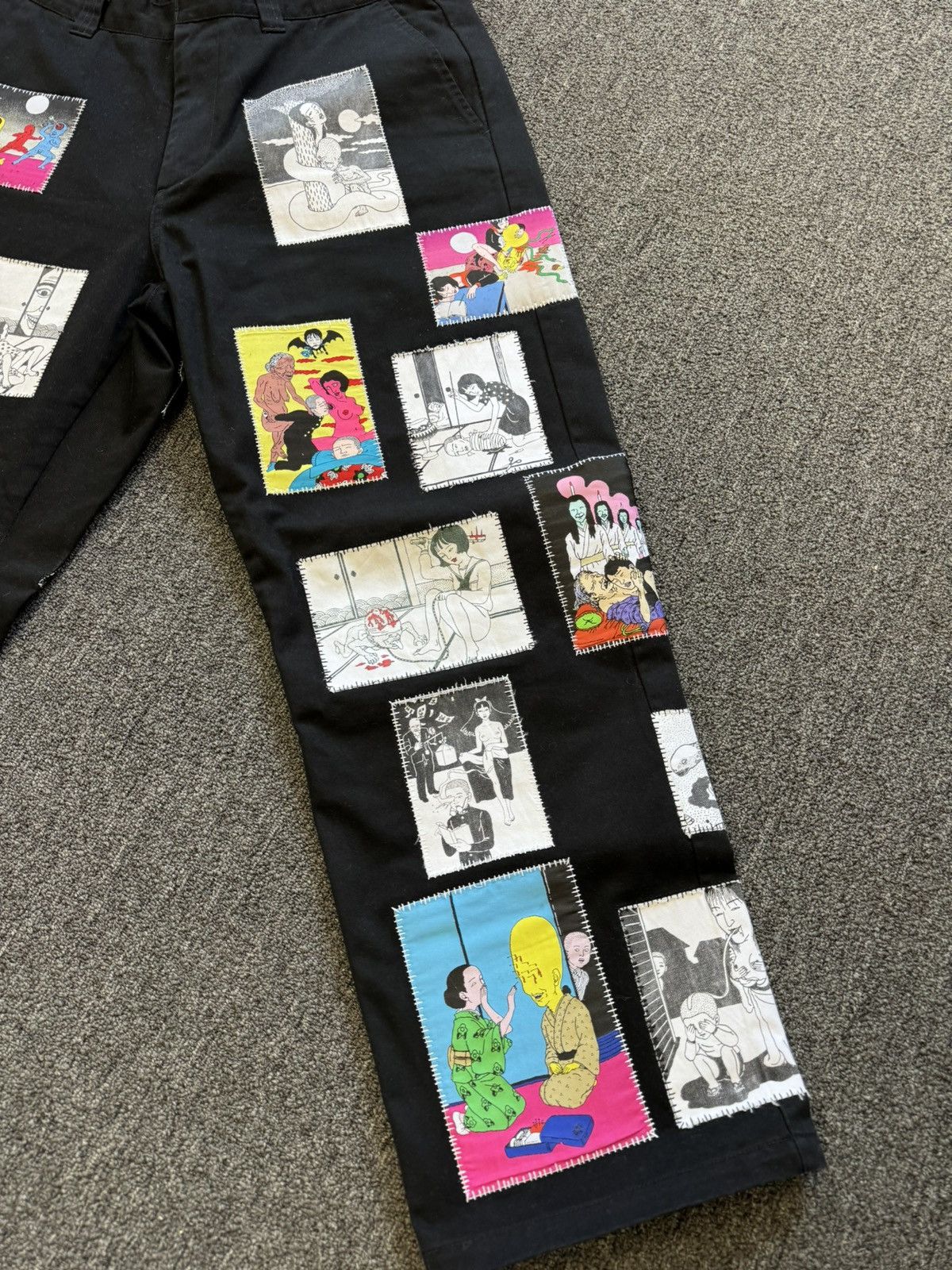 Supreme SUPREME TOSHIO SAEKI WORK PANT BLACK SIZE 34 | Grailed