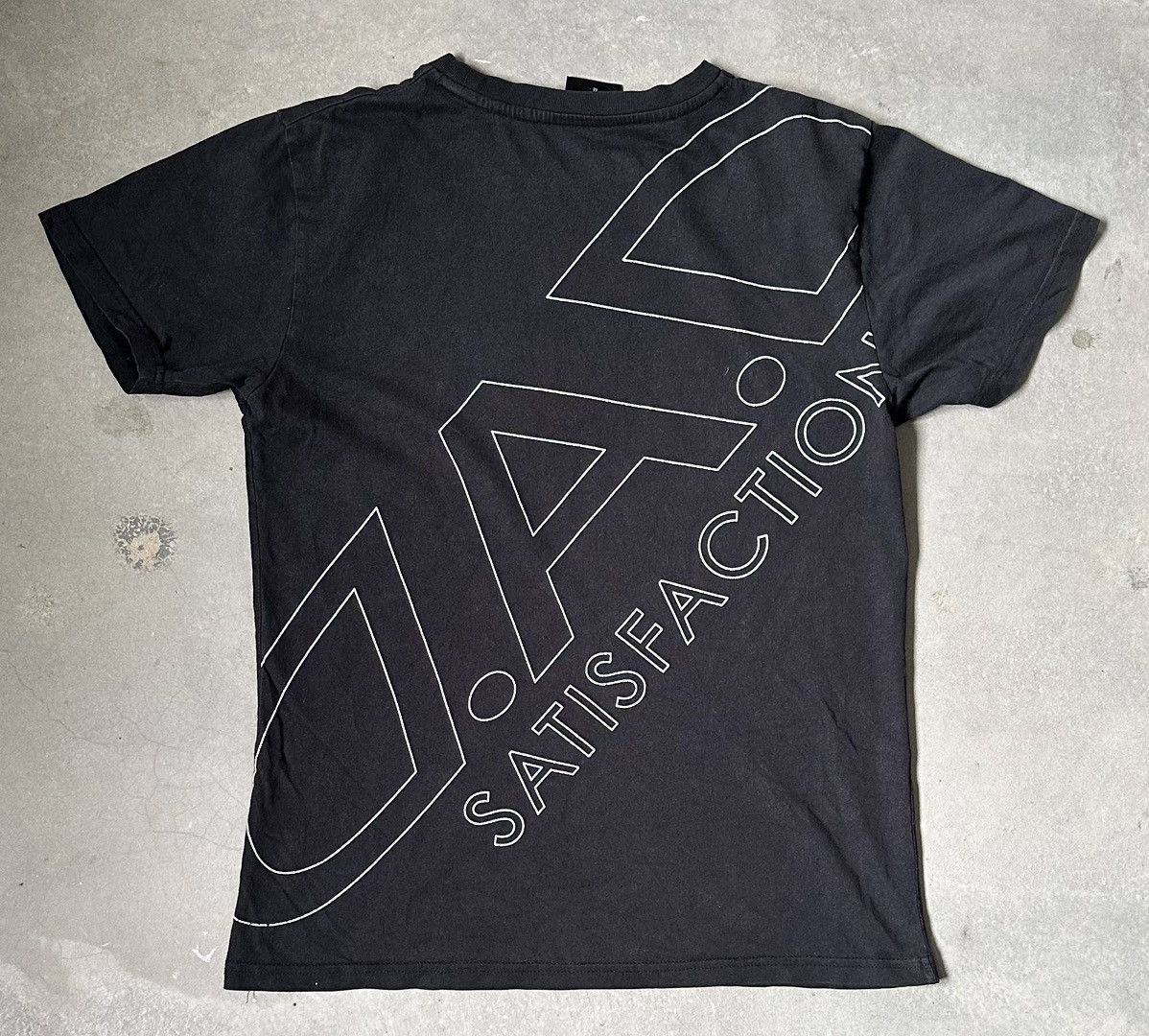 Japanese Brand VINTAGE D.A.D SATISFACTION RACING TEE Size US M / EU 48-50 / 2 - 1 Thumbnail