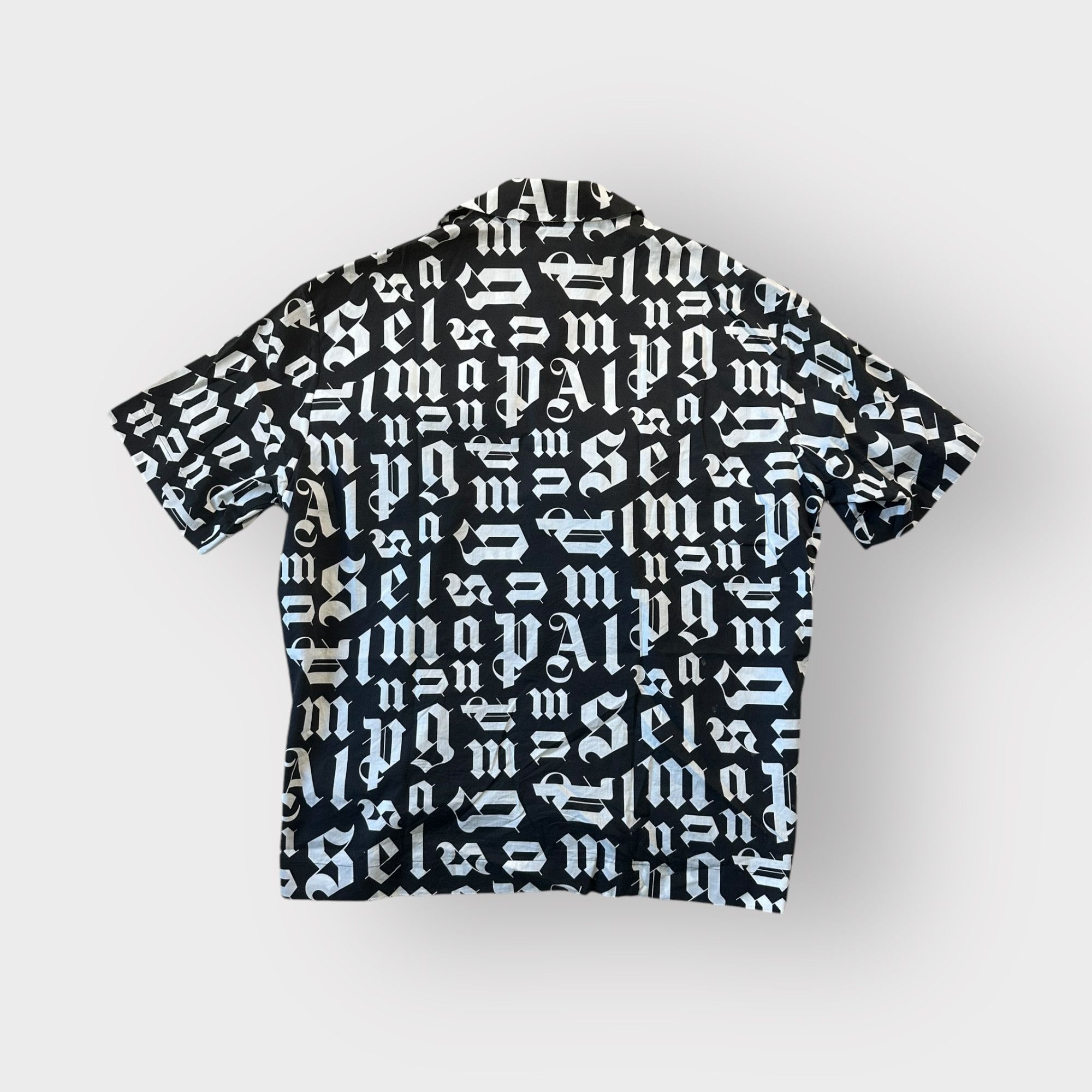 Palm Angels Palm Angels Shirt Logo Broken Monogram Black Size US L / EU 52-54 / 3 - 2 Thumbnail