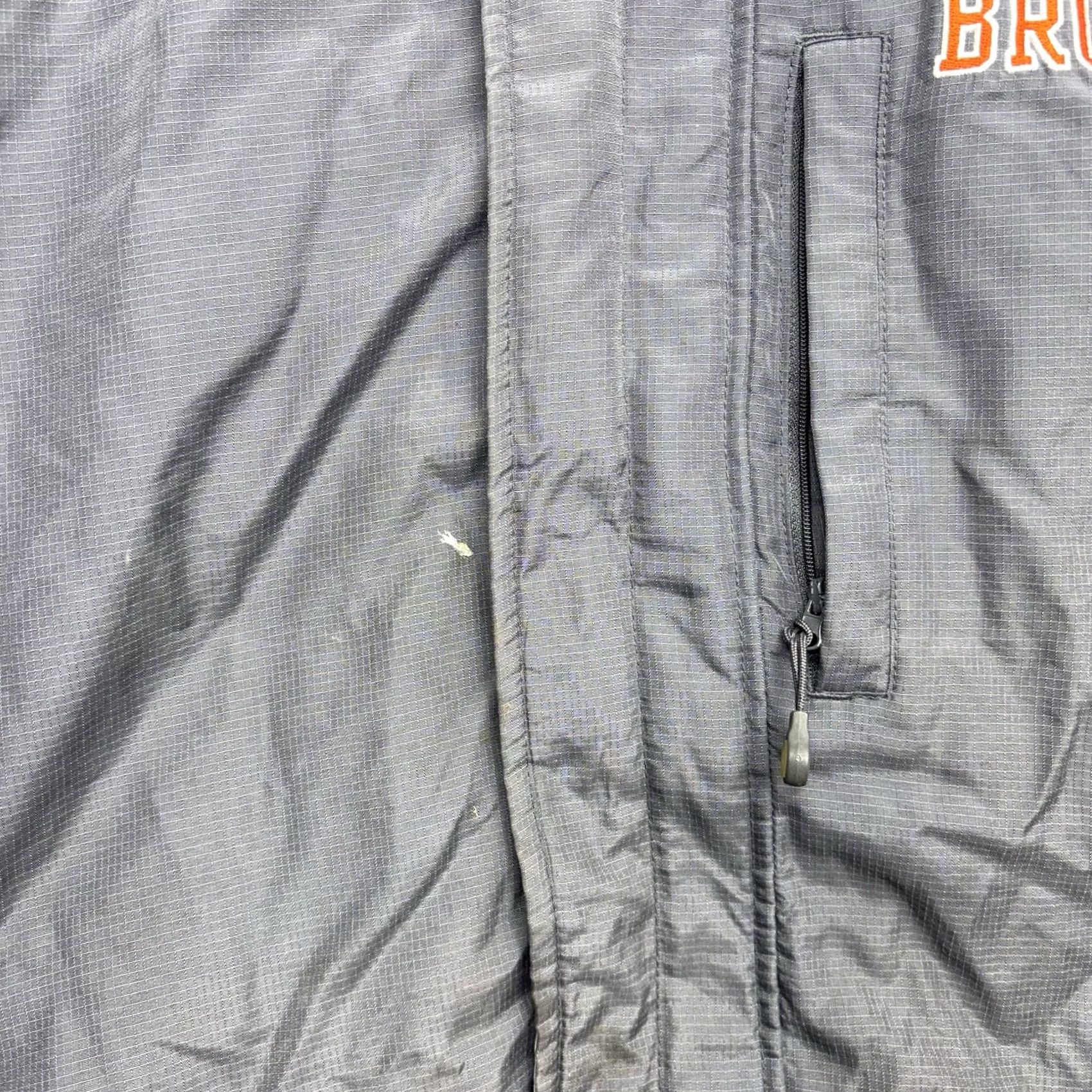Reebok VINTAGE Reebok Cleveland Browns Jacket Mens 2XL Gray NFL Team Apparel On Field Windbreaker Jacket Size US XXL / EU 58 / 5 - 3 Thumbnail
