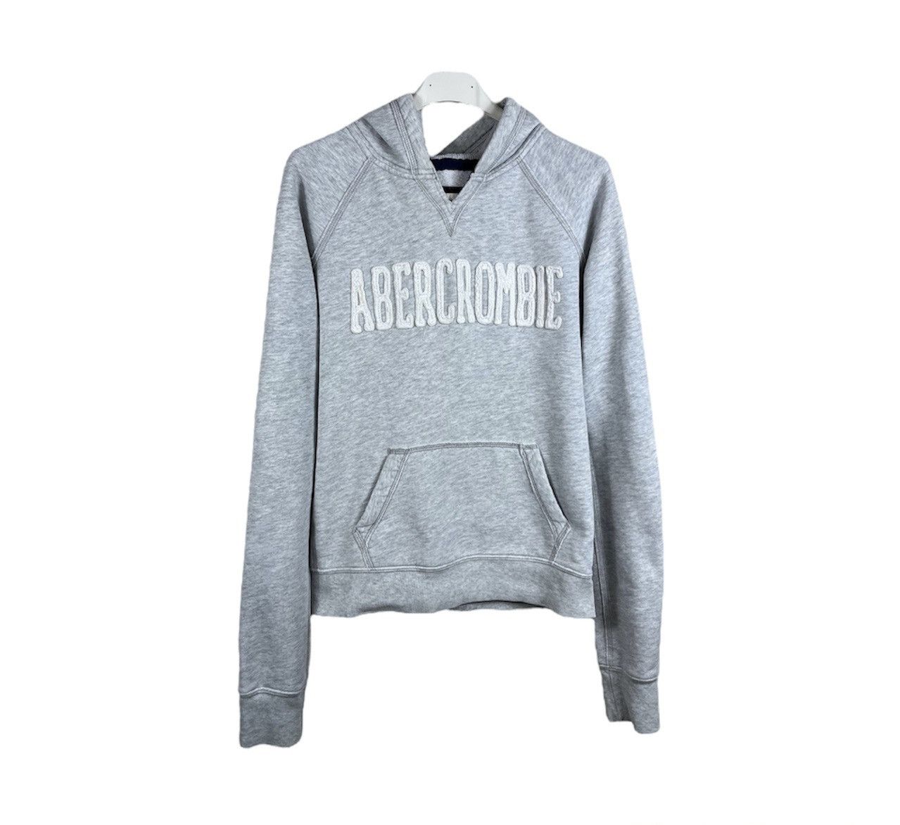 Vintage abercrombie y2k v-neck torn sweatshirt hoodie logo