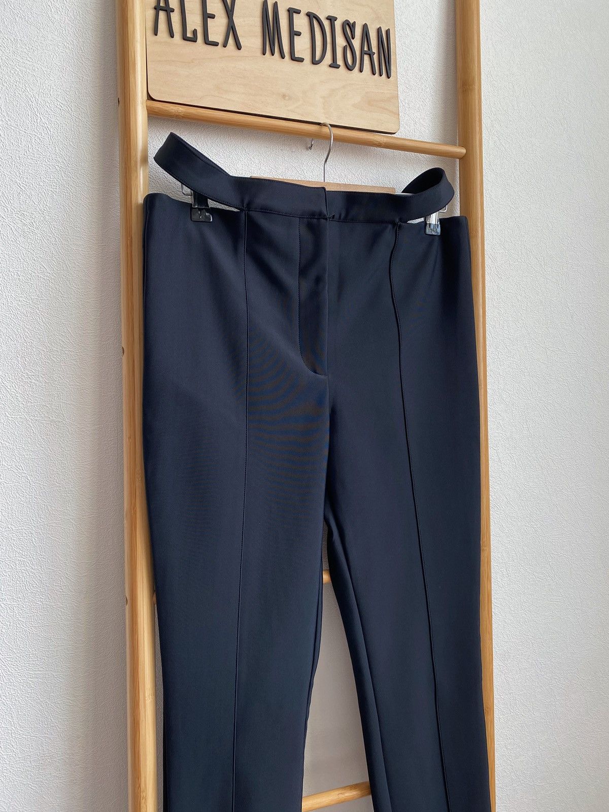 Mugler Mugler x H&M Flared Cut Out Jersey Pants Size 32" / US 10 / IT 46 - 8 Thumbnail