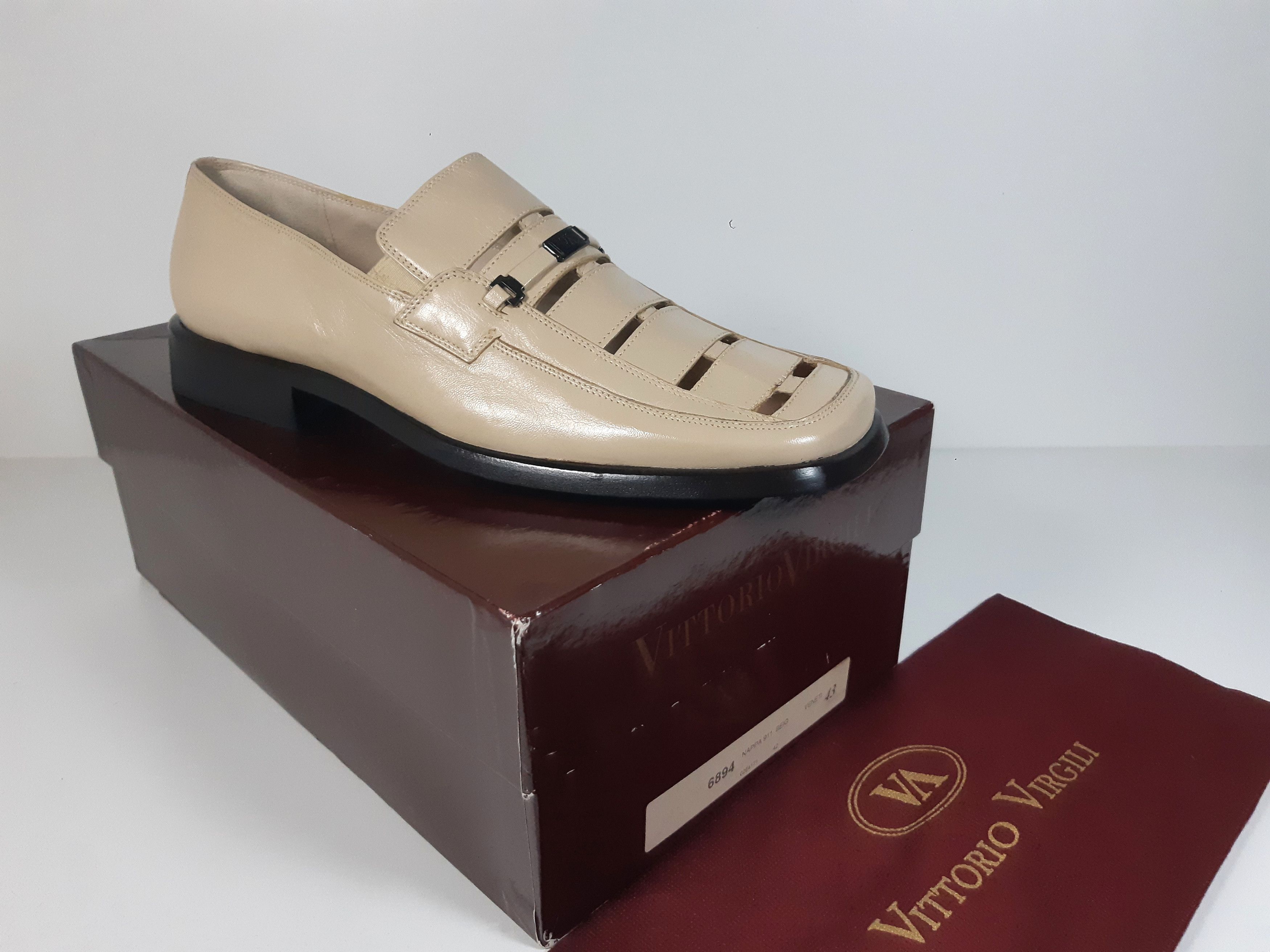 Other VITTORIO VIRGILI Italy Leather Shoes size eu43/44 NWT Size US 11 / EU 44 - 1 Thumbnail