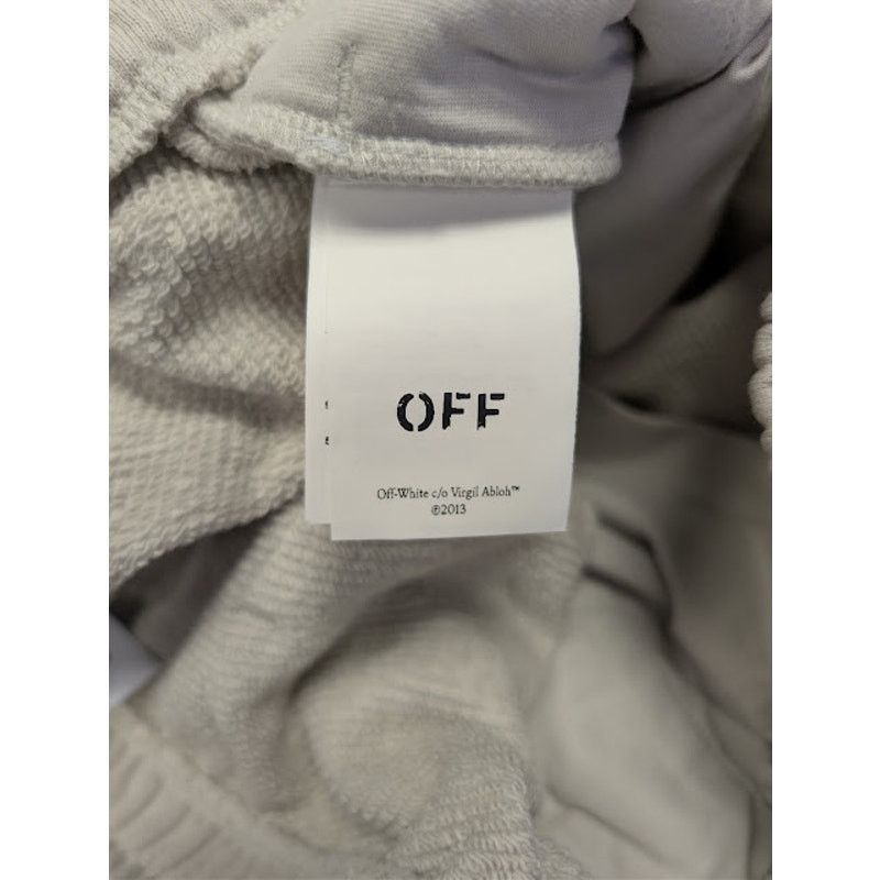 Off-White o1rshd1 OW Sweatpants in Light Stone / Black Size US 34 / EU 50 - 19 Thumbnail