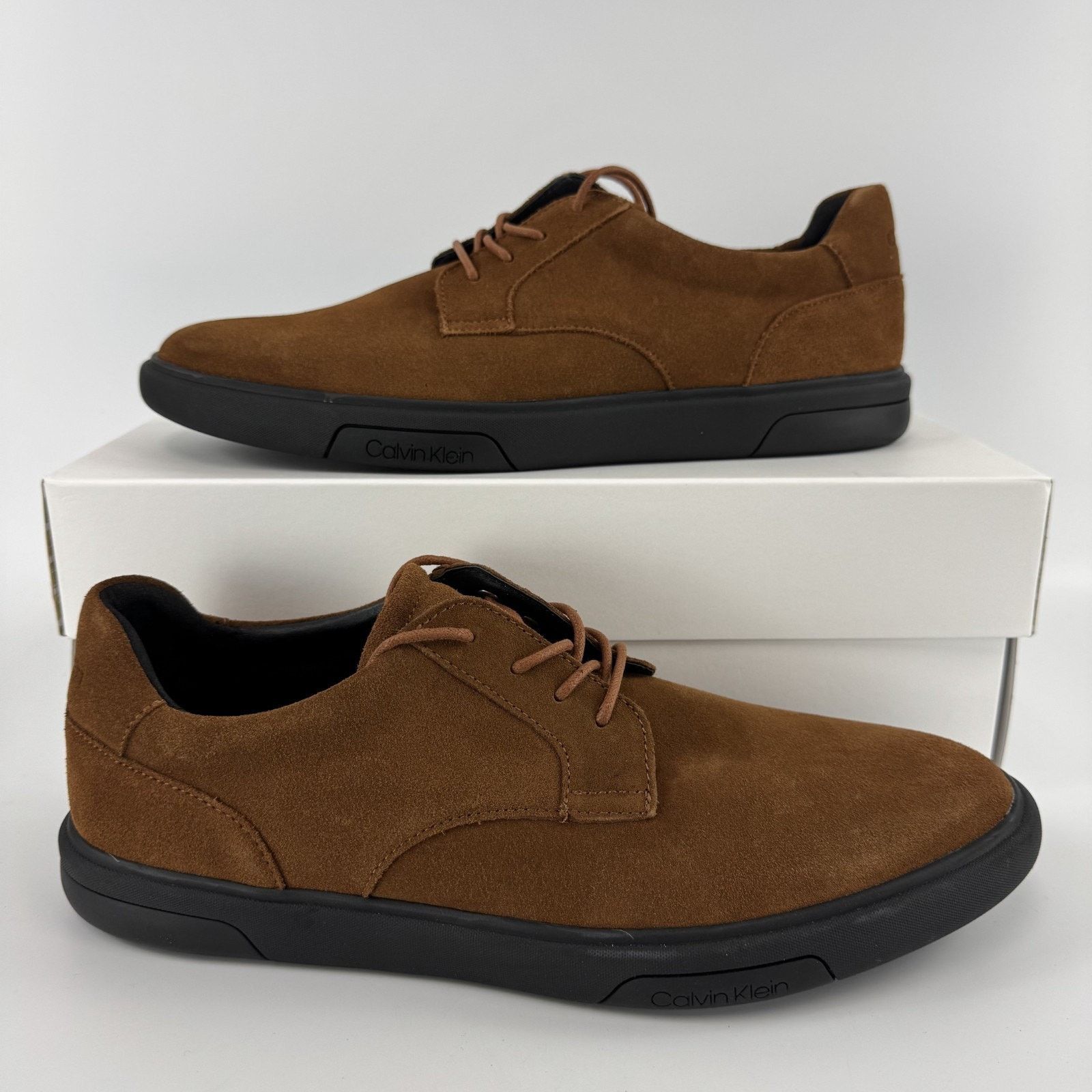 Calvin Klein New Calvin Klein Men's Gleyber Russet Lace Up Casual Shoes Size US 11 / EU 44 - 1 Thumbnail