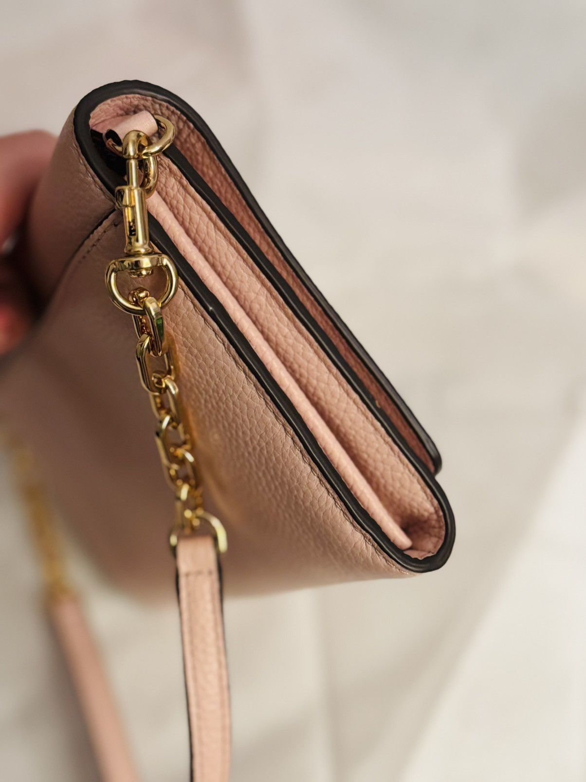 Tory Burch Tory Burch Georgia pebbled Crossbody in light pink Size ONE SIZE - 4 Thumbnail