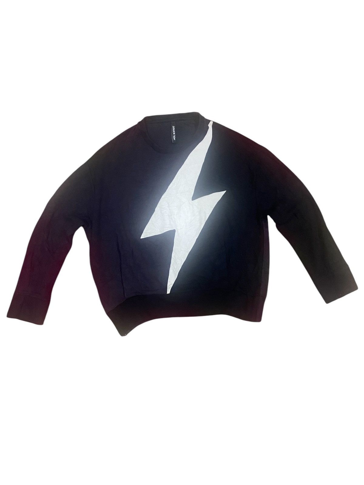 Other Neil Barrett Bolt Faux Neoprene Sweatshirt Size XS Size US XS / EU 42 / 0 - 1 Thumbnail