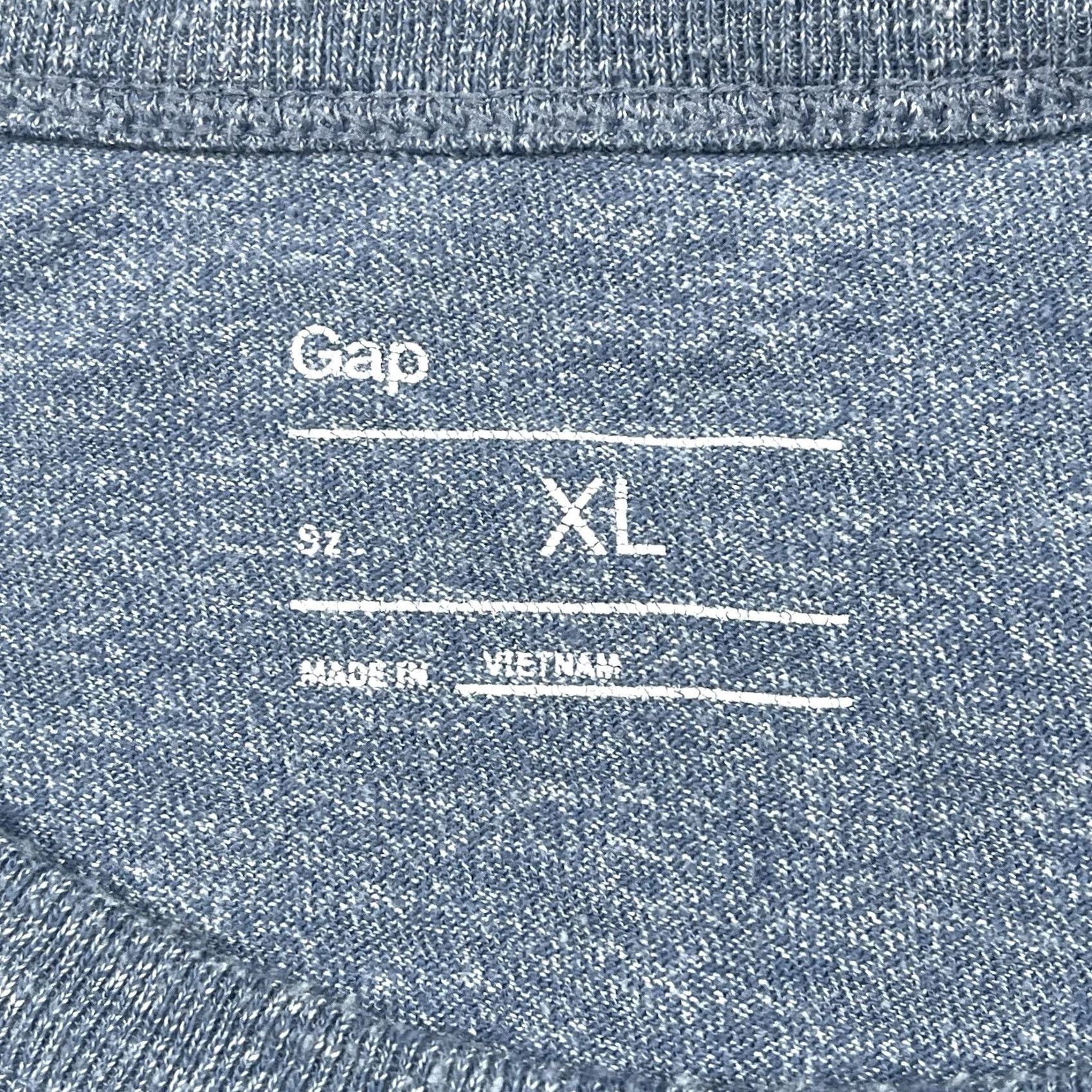Gap Gap T-Shirt Mens XL Extra Large Blue Blank Short Sleeve Crew Neck Front Pocket Size US XL / EU 56 / 4 - 7 Thumbnail