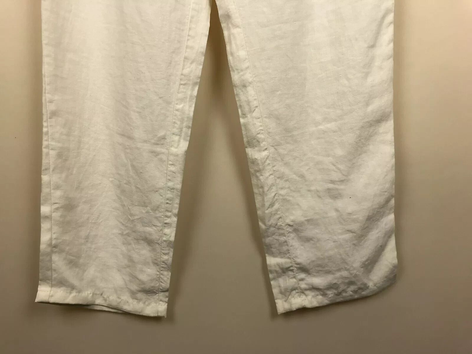 Trussardi Trussardi Jeans Beige Linen Lino Men's Casual Italy Pants Size US 30 / EU 46 - 9 Thumbnail