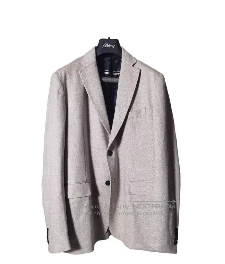 Ermenegildo Zegna Brioni Unstructured Wool Blazer. Size US L / EU 52-54 / 3 - 1 Thumbnail
