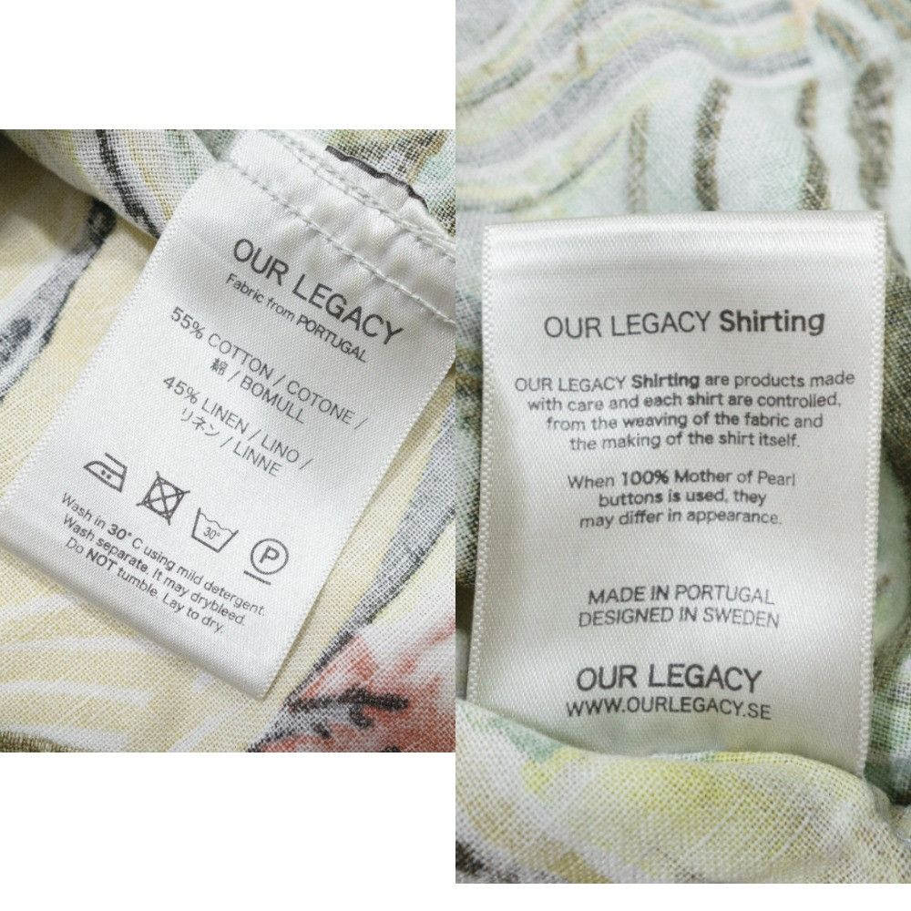 Our Legacy Jungle Amazonas Cotton Linen Shirt Size US S / EU 44-46 / 1 - 10 Thumbnail