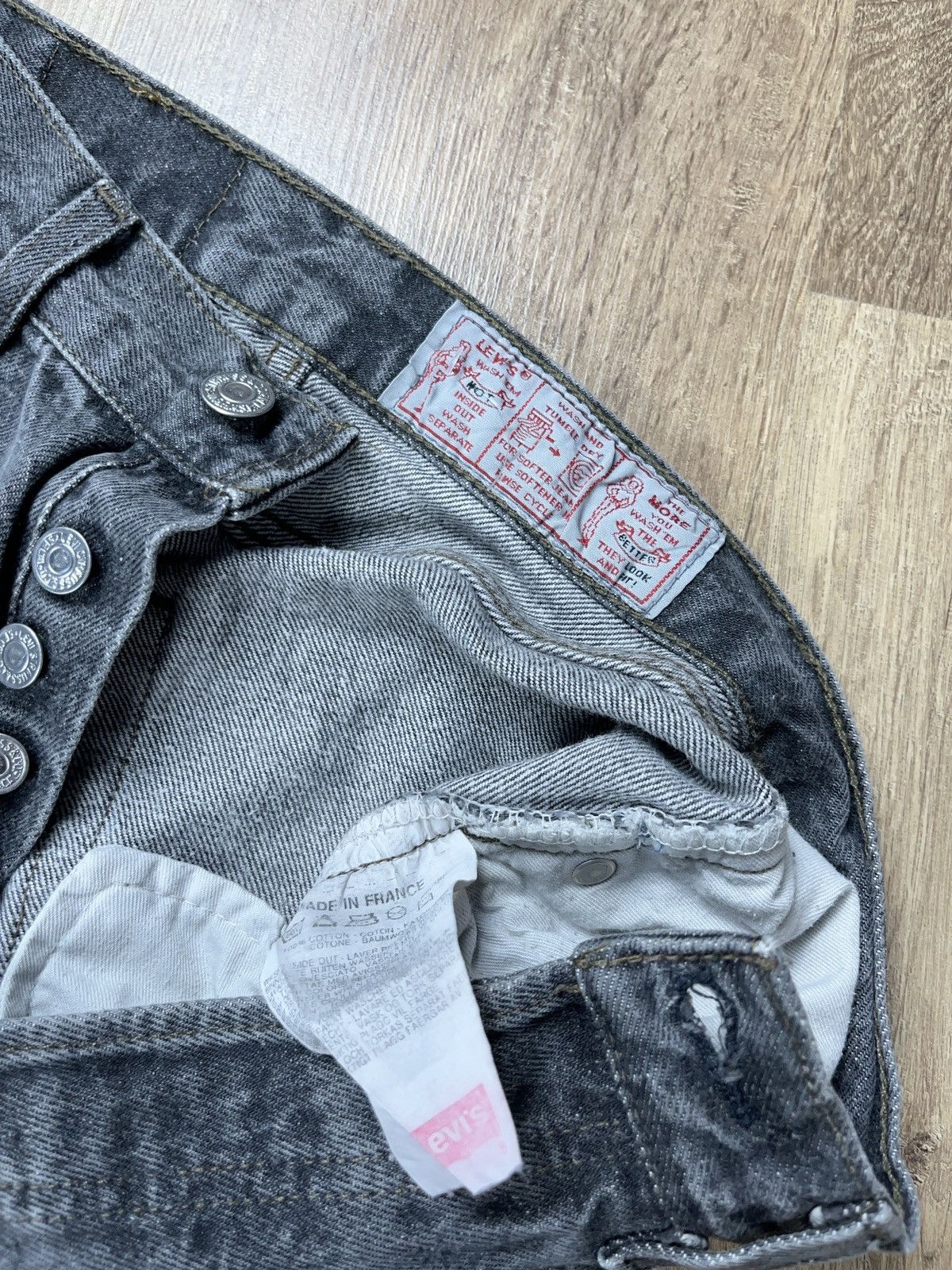 Levi's × Levi's Vintage Clothing × Vintage ➕Levi’s 901 80s vintage gray sunfade loose fit jeans Size 26" / US 2 / IT 38 - 5 Thumbnail