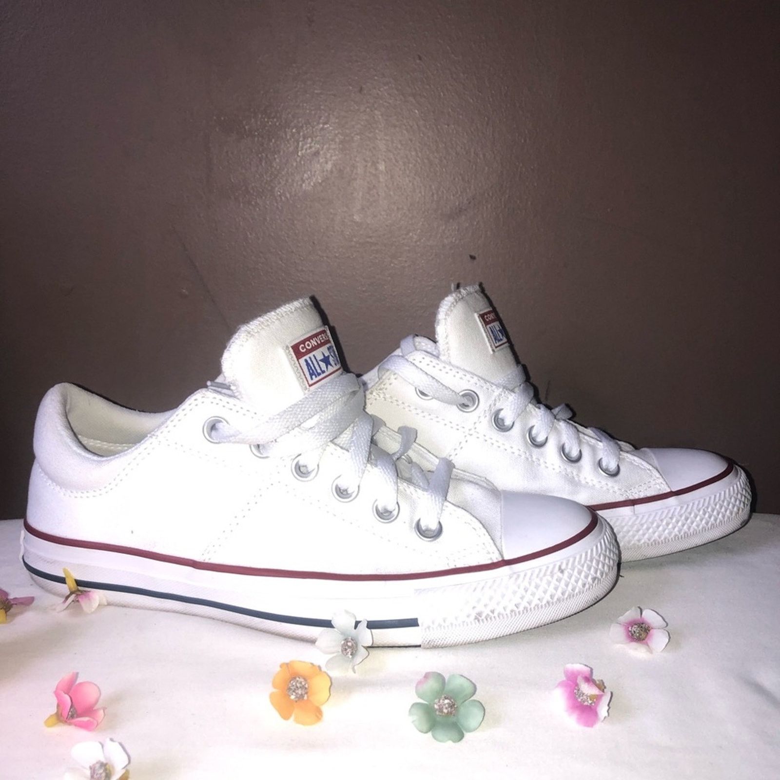 Converse Converse shoes chucks white low top size 8 Size US 8 / IT 38 - 1 Thumbnail