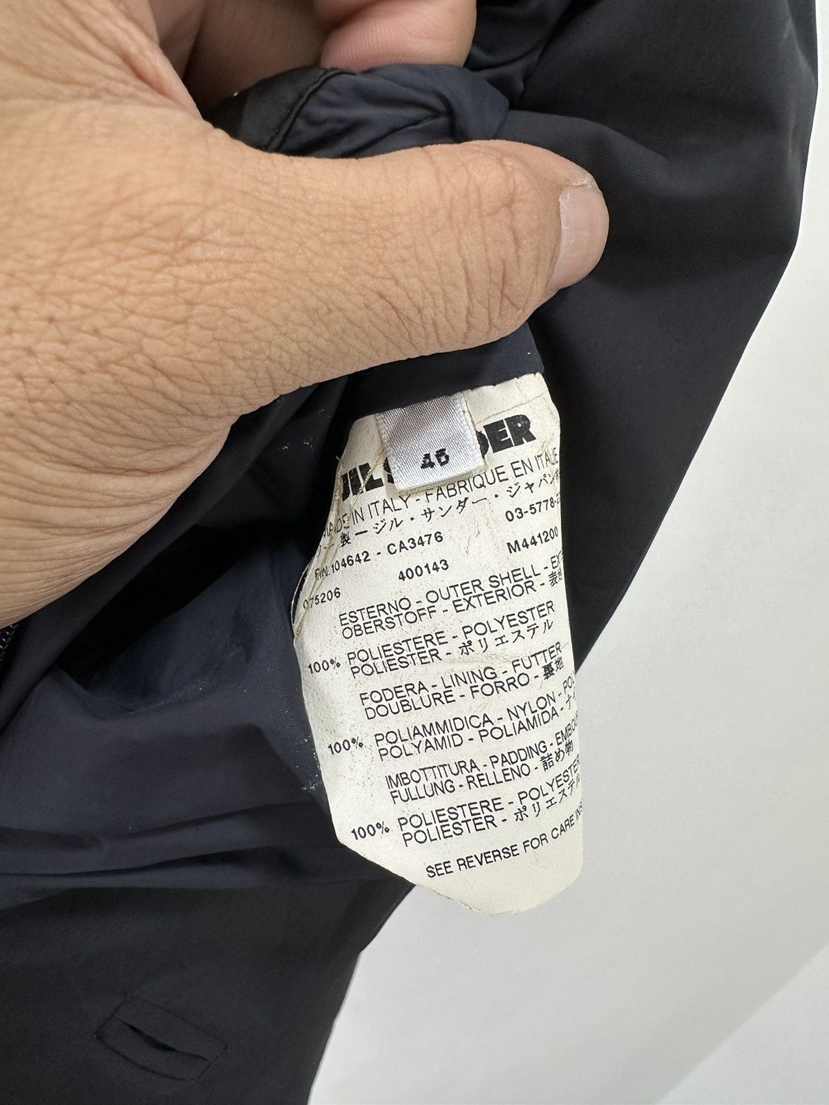 Jil Sander Jill Sander Nylon Paded Jacket Two Button Raf Simon Era Size US S / EU 44-46 / 1 - 8 Thumbnail