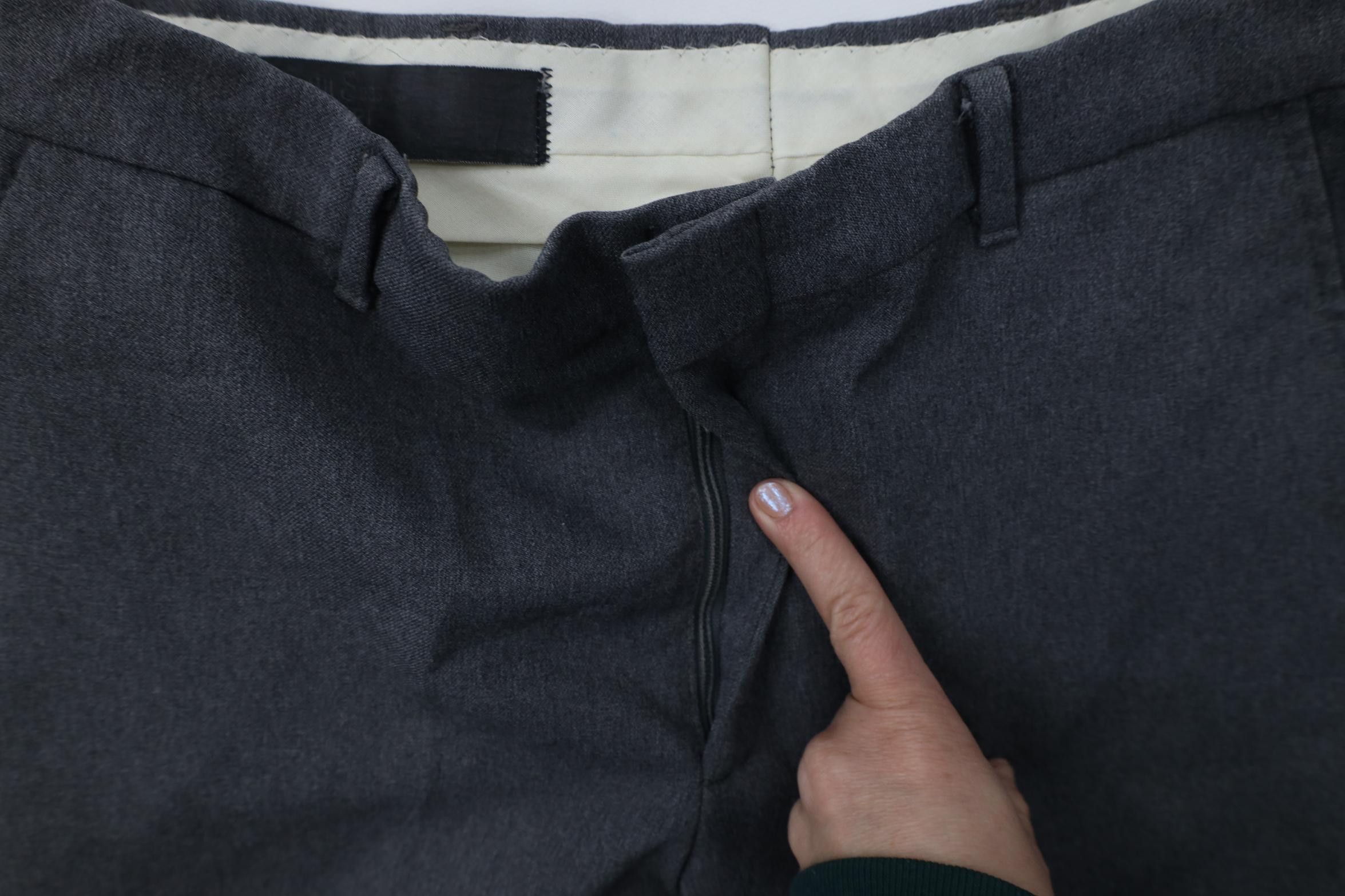 Vintage Vintage 70s Streetwear Flared Wide Leg Chino Pants Gray USA Size US 32 / EU 48 - 7 Thumbnail
