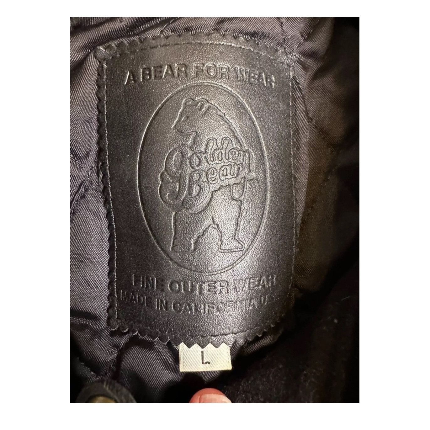 Other Raiders Black Wool & Leather Varsity Jacket With Logo Patch Size US L / EU 52-54 / 3 - 10 Thumbnail