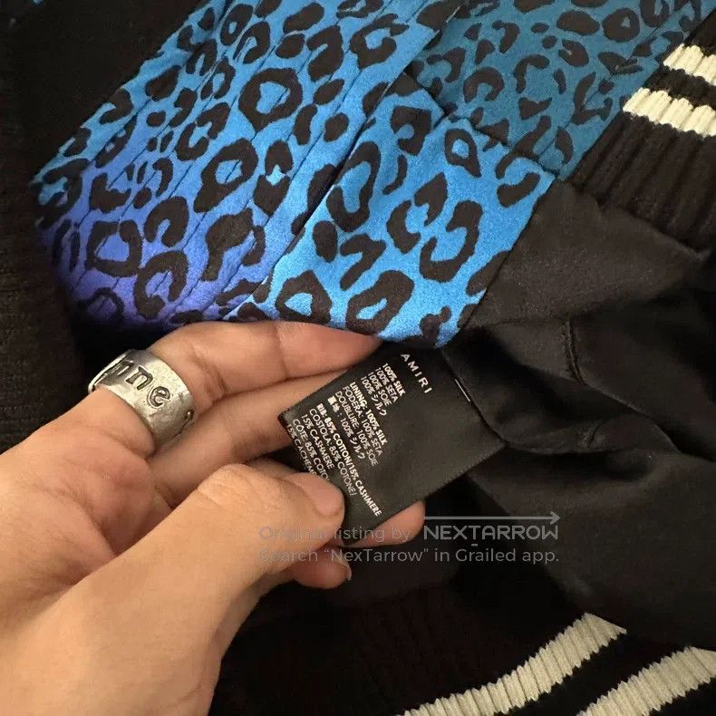 Amiri Amiri Size S Silk Rainbow Leopard Bomber Jacket Size US S / EU 44-46 / 1 - 5 Thumbnail