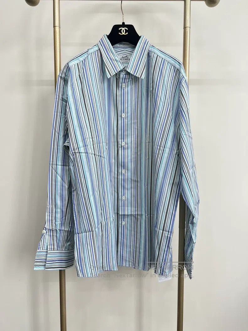 Other Hermes size 44 Colorful striped shirt Size US XS / EU 42 / 0 - 1 Thumbnail