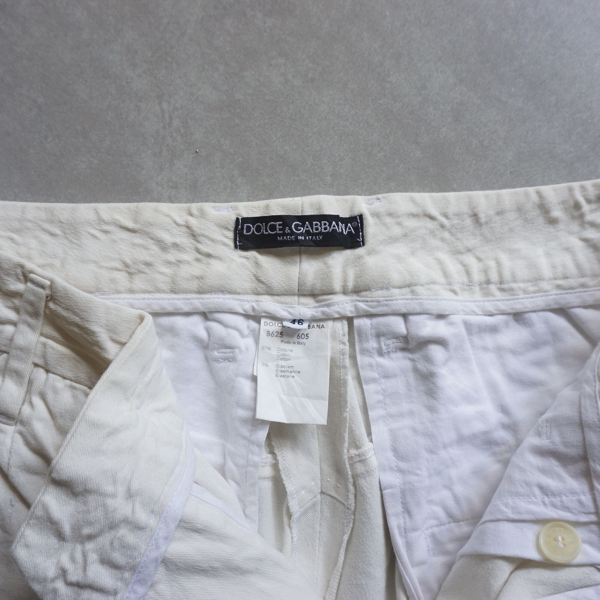 Dolce & Gabbana × Vintage Dolce Gabbana white trouser Size US 30 / EU 46 - 3 Thumbnail