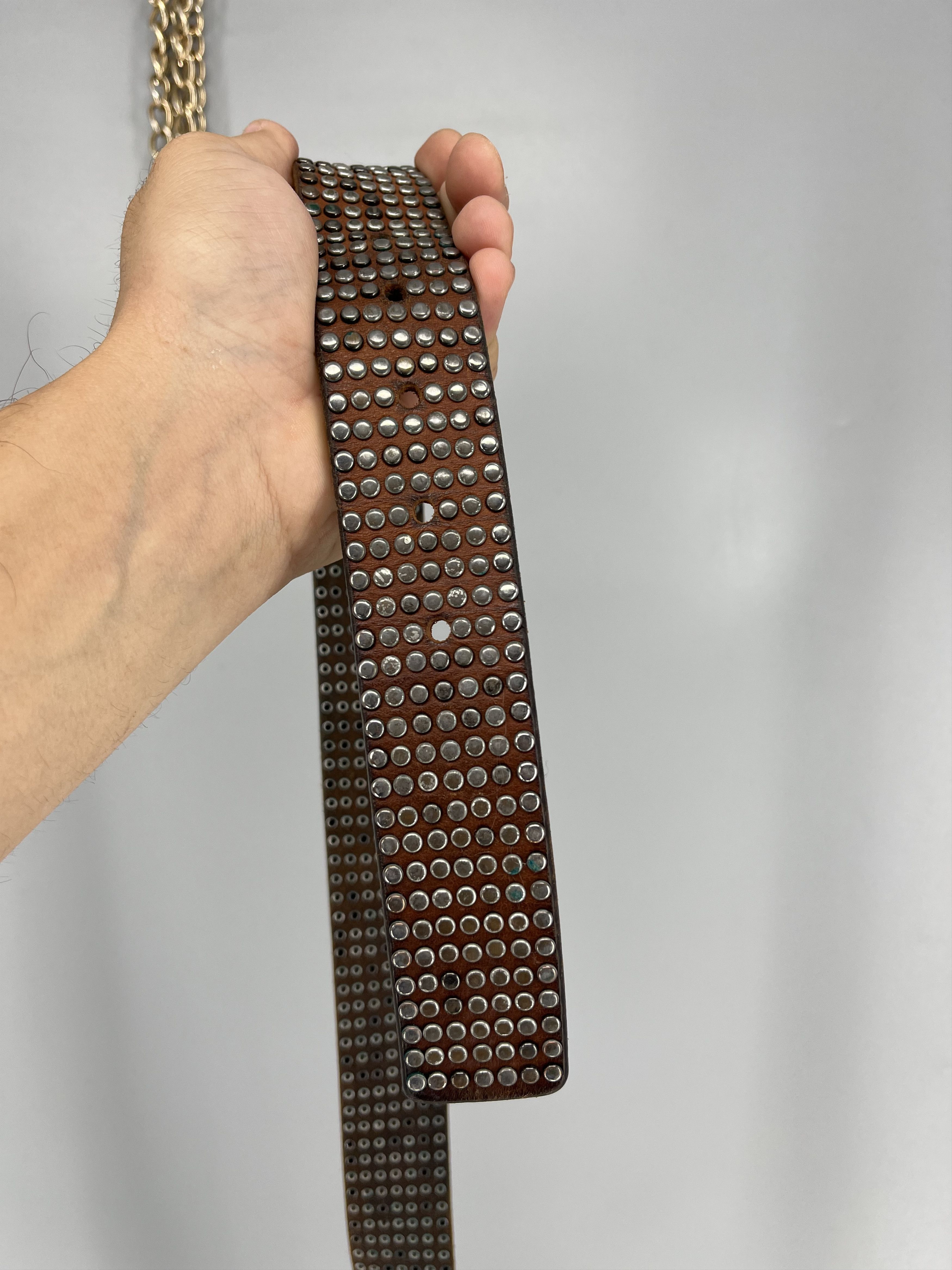 Japanese Brand Vintage 90s Punk Belt Leather Band Rock Y2K 90s Y2K Size ONE SIZE - 10 Thumbnail